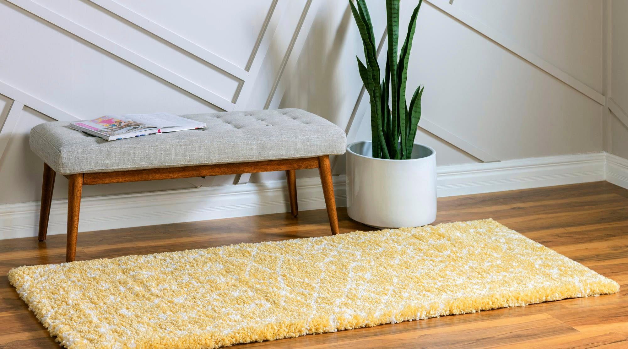 Myflair Möbel & Accessoires Hoogpolige loper Temara shag voorraadopruiming Tapijtloper, geweven, Scandi design, ideaal in de hal & slaapkamer