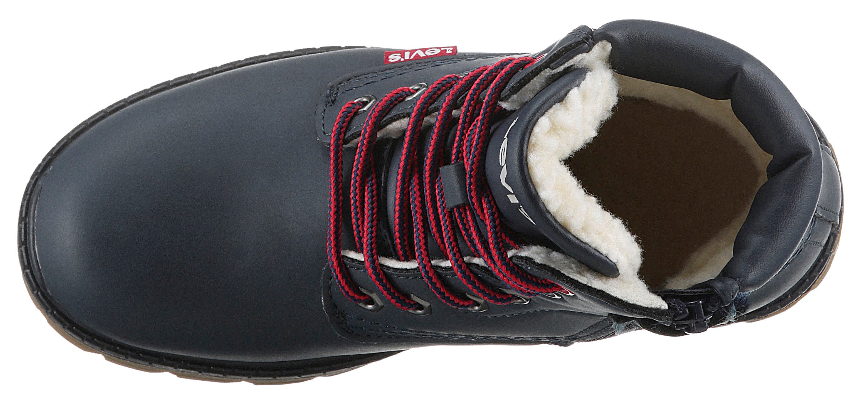 Levi's Kidswear Winterlaarzen LEVIS® NEW FORREST FUR , veterschoenen, outdoorschoen met praktische binnenrits