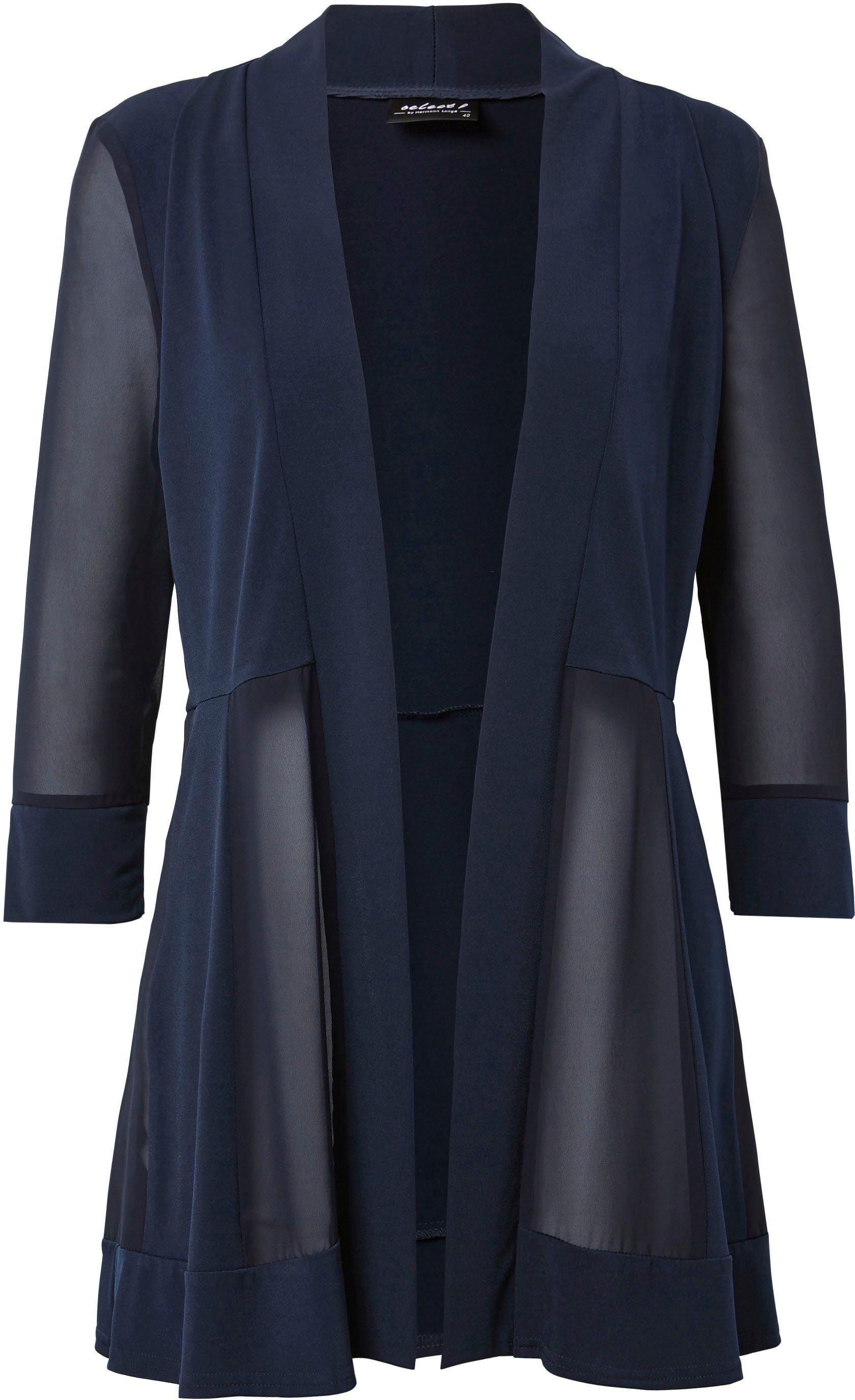 HERMANN LANGE Collection Lange blazer Liliana van jersey en chiffon