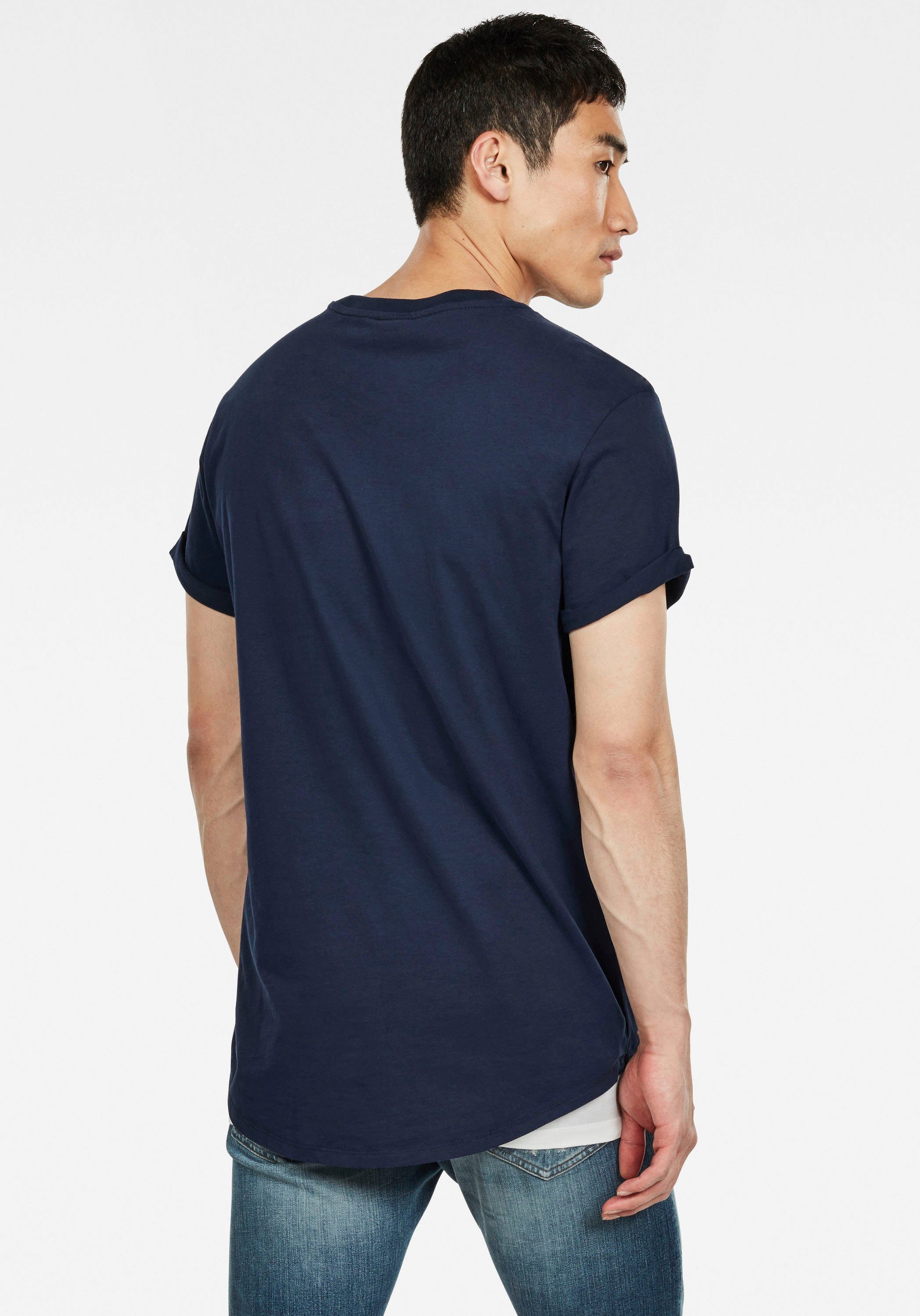 G-Star RAW T-shirt Lash met kleine logo stitching