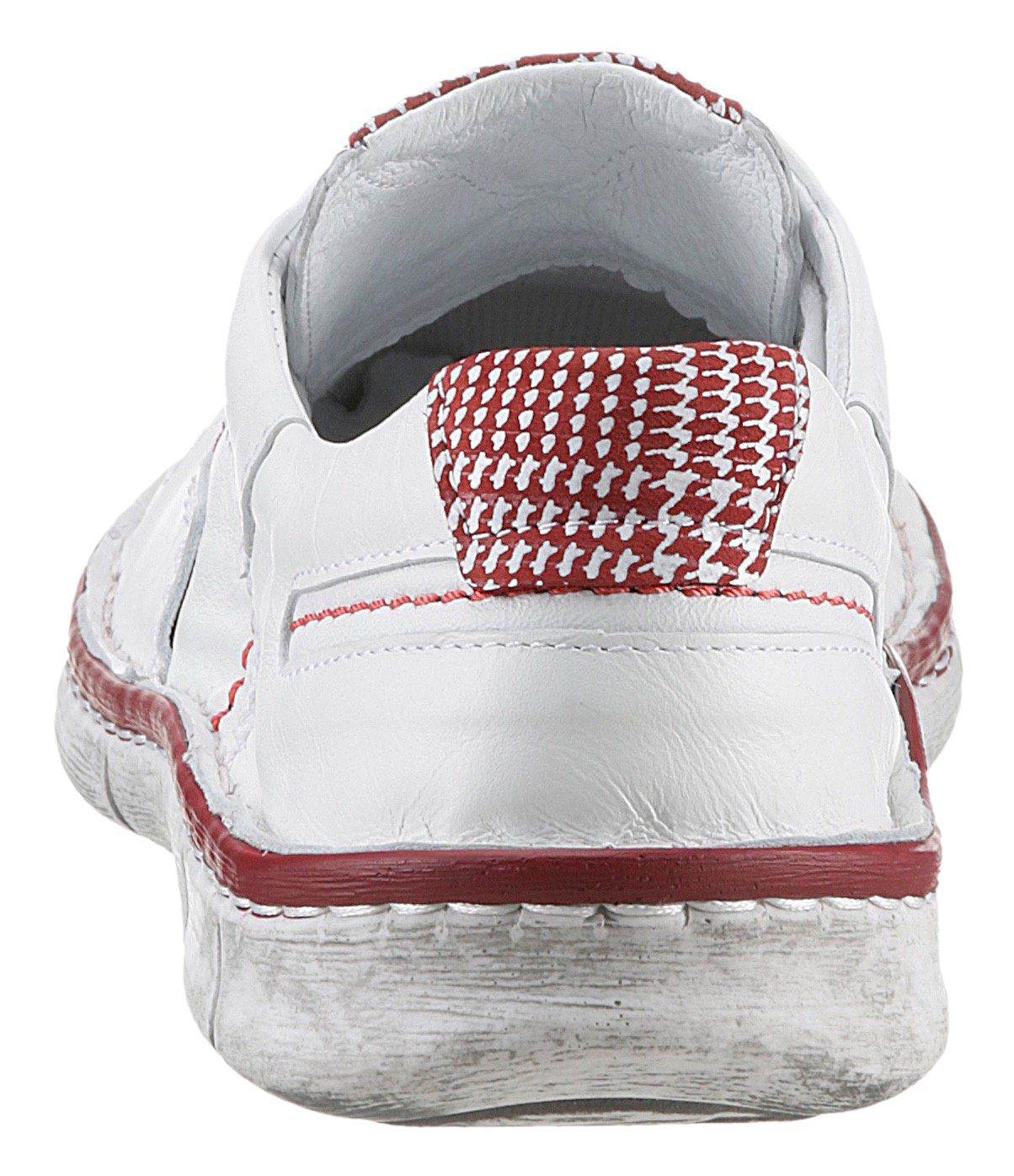 KRISBUT Veterschoenen met contrasterende details, vrijetijdsschoen, lage schoen, veterschoen