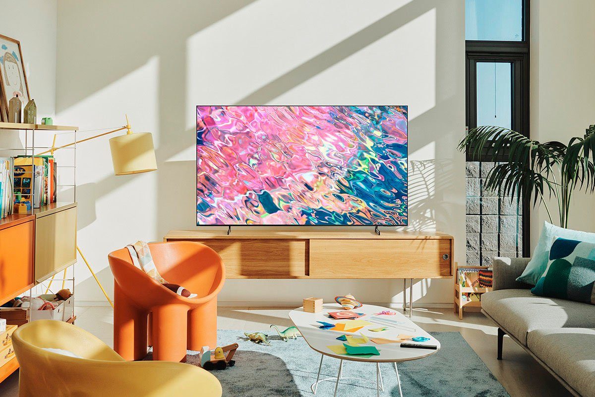 Samsung QLED-TV 43" QLED 4K Q60B (2022), 108 cm / 43", Smart TV, Quantum Processor Lite 4K, Quantum HDR, Supreme UHD-dimming