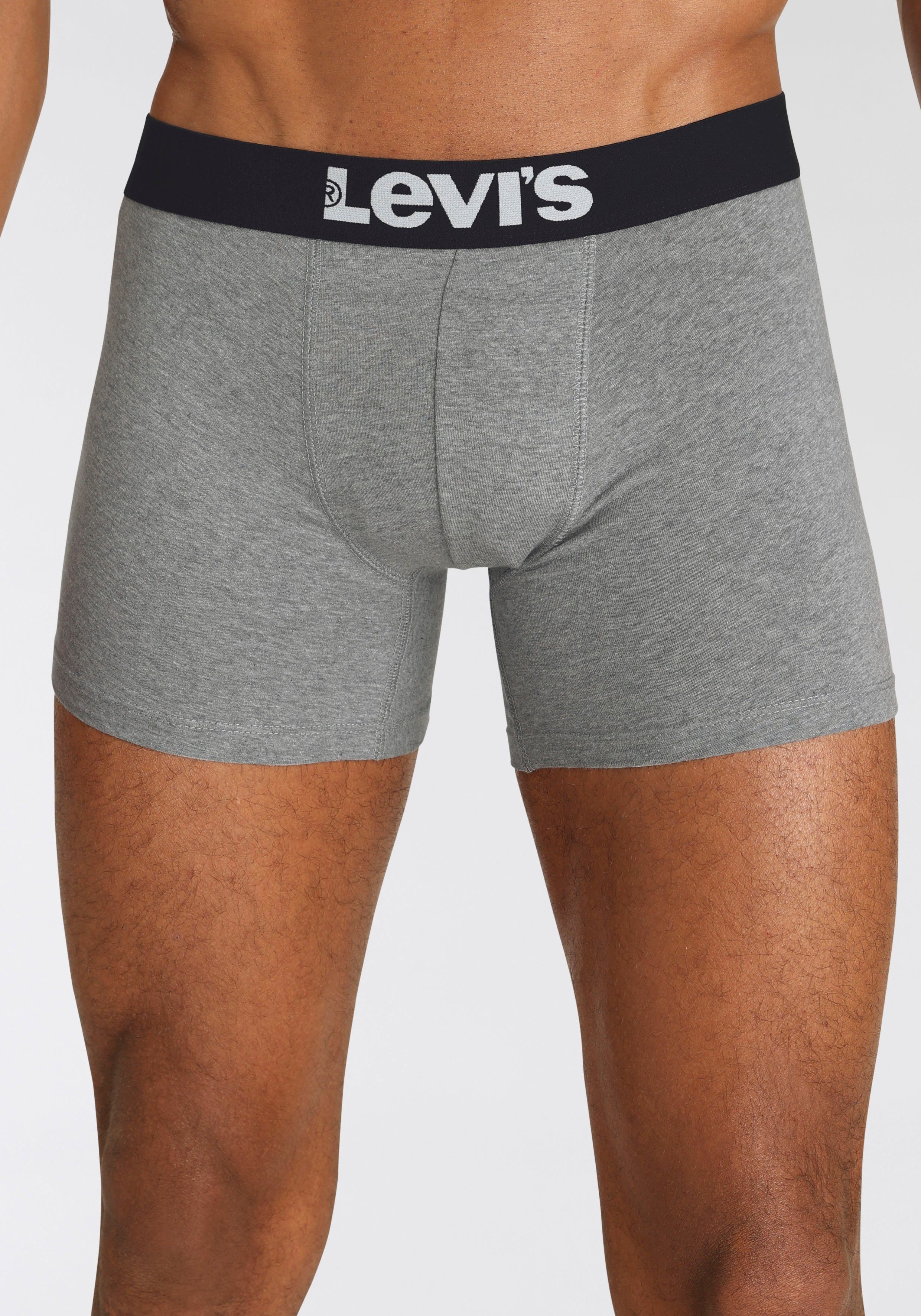 Levi's® Boxershort Heren Solid Logo Boxer 4-pack (Set van 4)