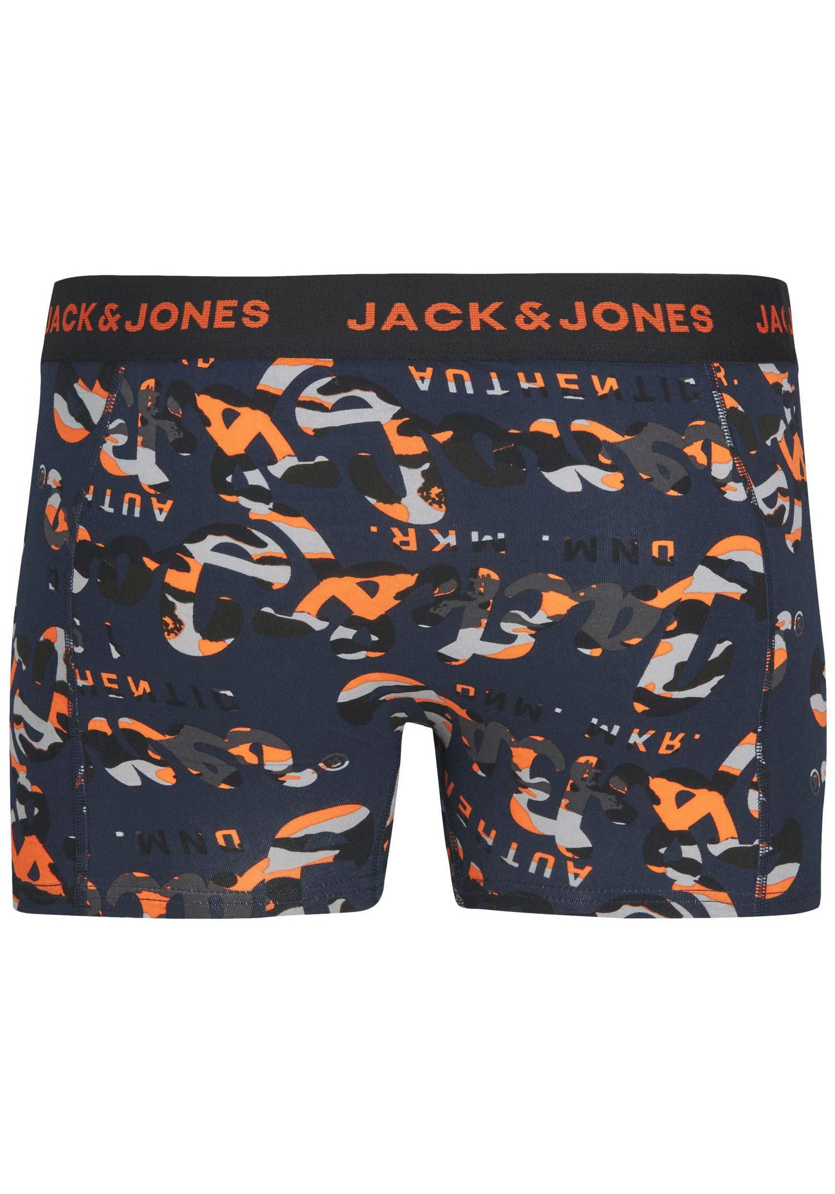 Jack & Jones Junior Boxershort JACNEON LOGO TRUNKS 3 PAC (set 3 stuks)