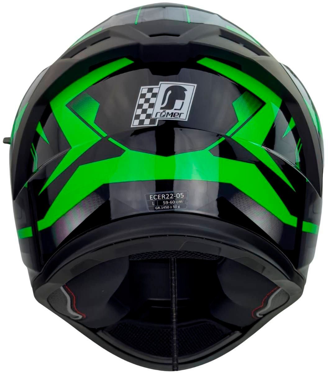 RÖMER HELME Motorhelm Integraalhelm Eifel met geïntegreerd zonnescherm