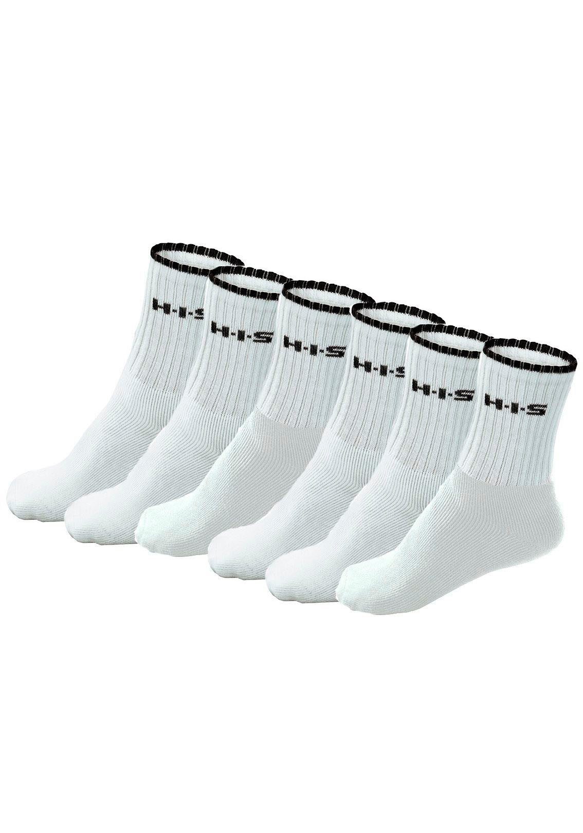H.I.S Sportsokken met frotté & verstevigde drukzones (set, 6 paar)