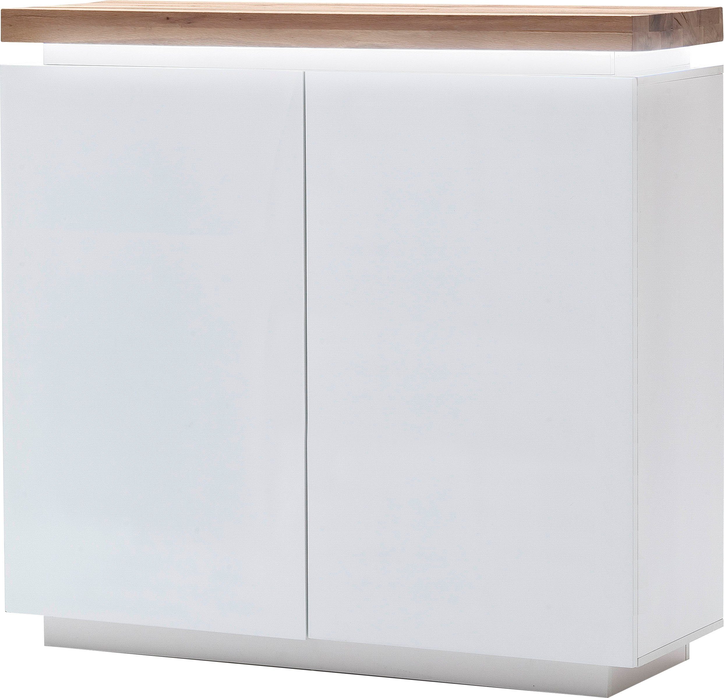 MCA furniture Highboard Romina met ledverlichting wit dimbaar, incl. afstandsbediening
