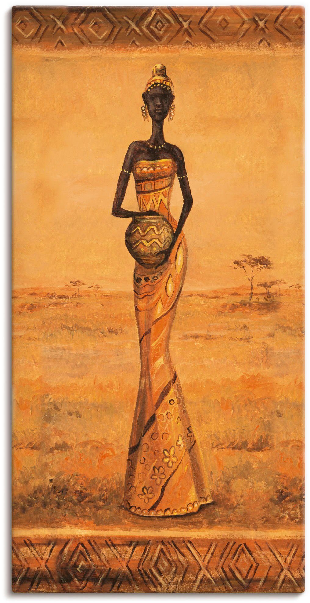 Artland Artprint Afrikaanse Elegantie III in vele afmetingen & productsoorten - artprint van aluminium / artprint voor buiten, artprint op linnen, poster, muursticker / wandfolie o
