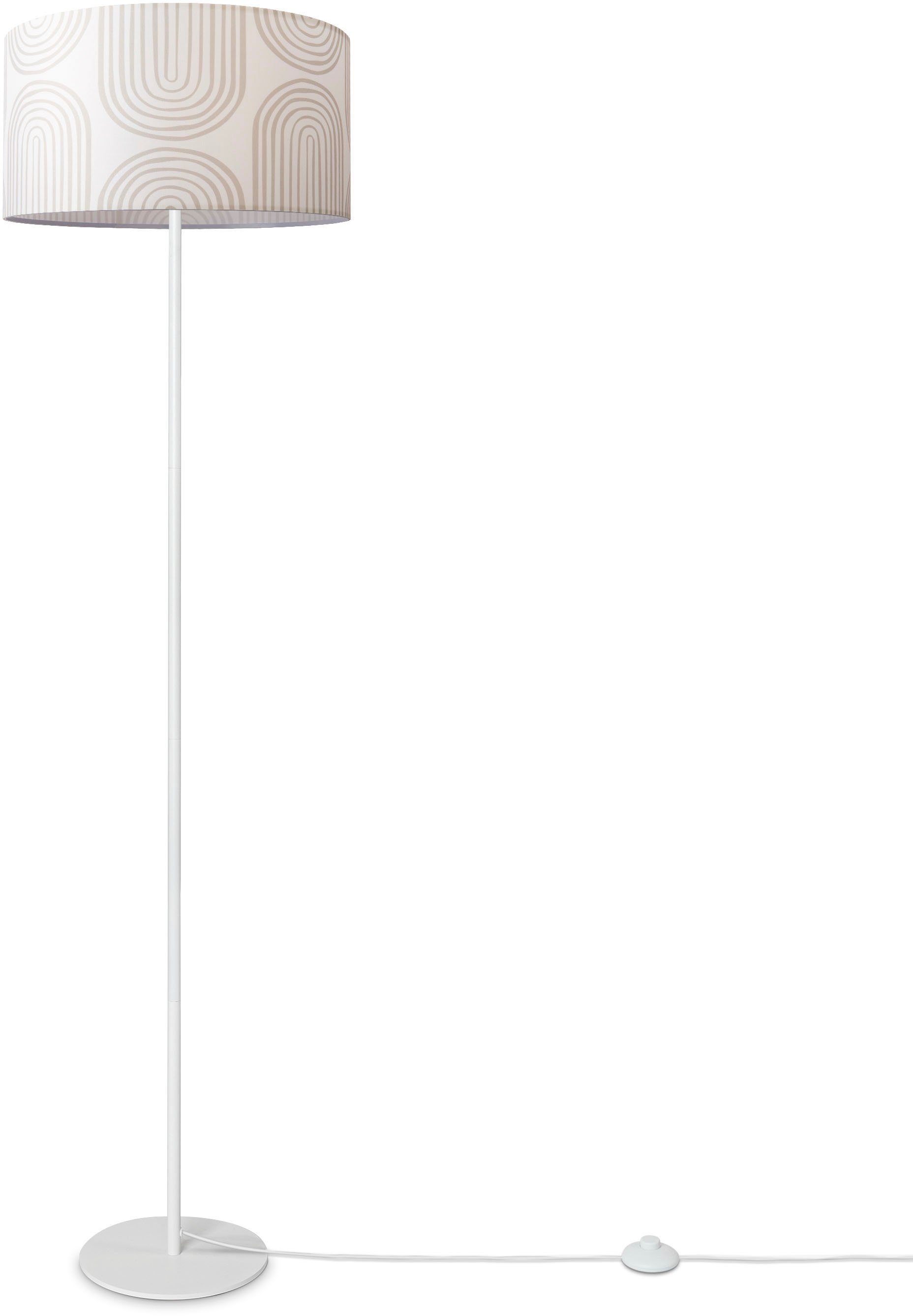 Paco Home Staande lamp Luca Pillar Woonkamer vloerlamp met kap kantoor modern retro patroon E27