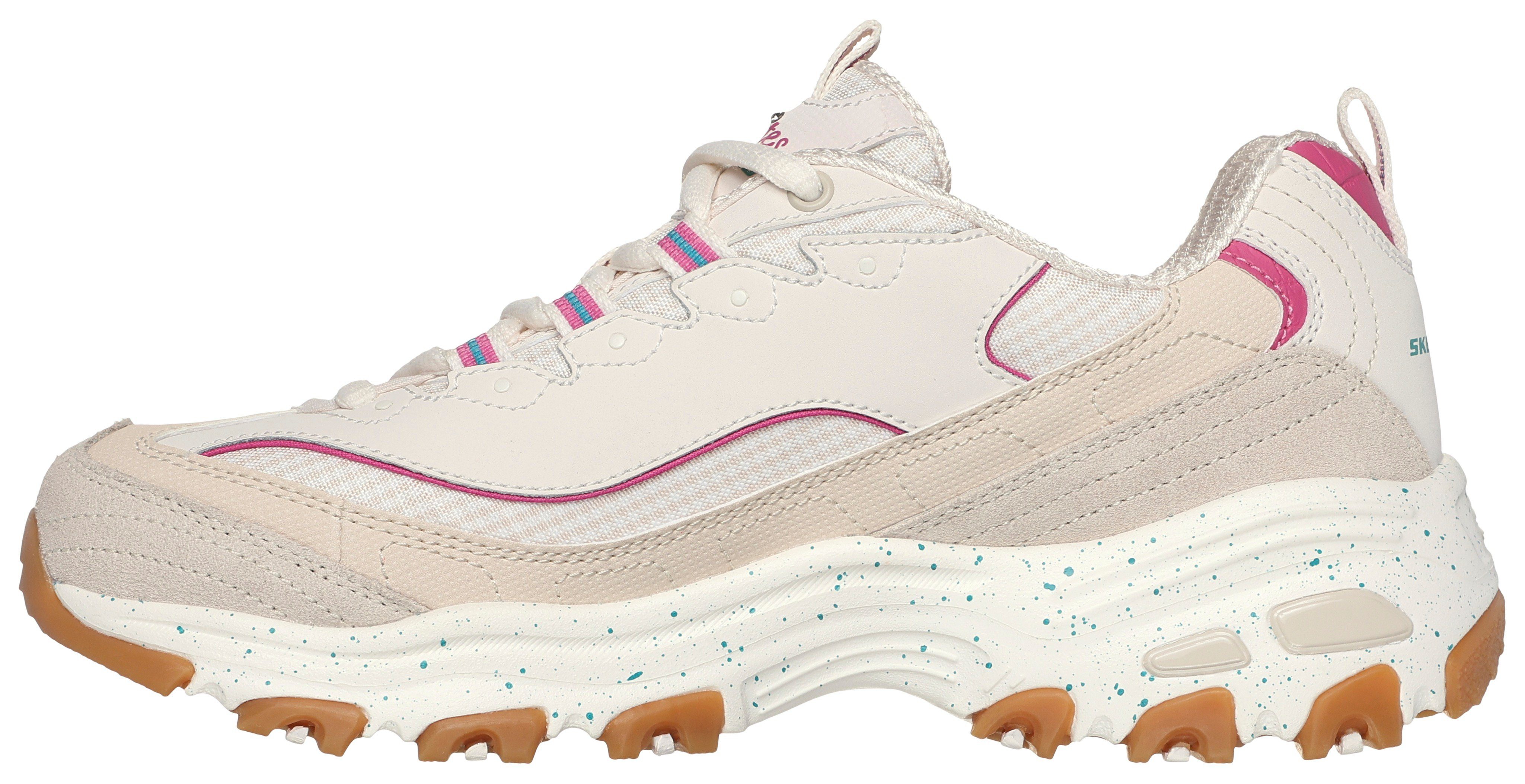 Skechers Sneakers D'LITES-BOLD VIEWS vrijetijdsschoen, lage schoen, veterschoen met air-cooled memory foam