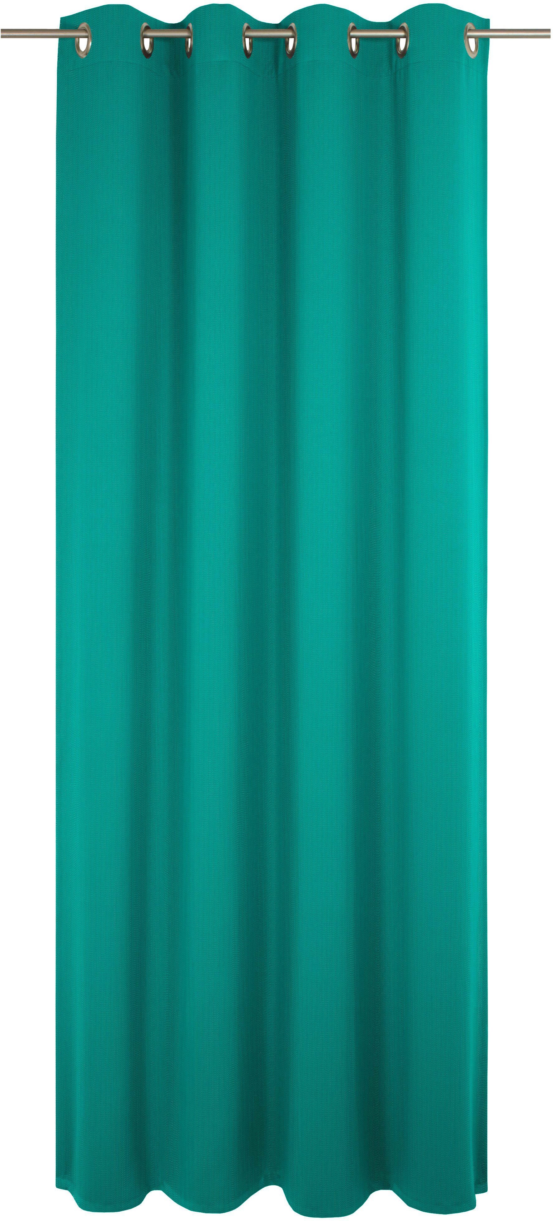 Wirth Gordijn Uni Collection (1 stuk) vitrage maat - groen