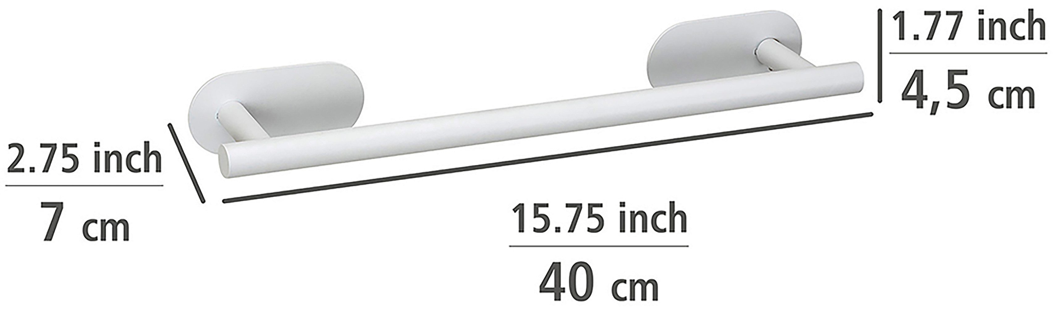 WENKO Handdoekstang Turbo-Loc® model Uno Orea van roestvrij staal, bevestiging zonder boren, 40 cm