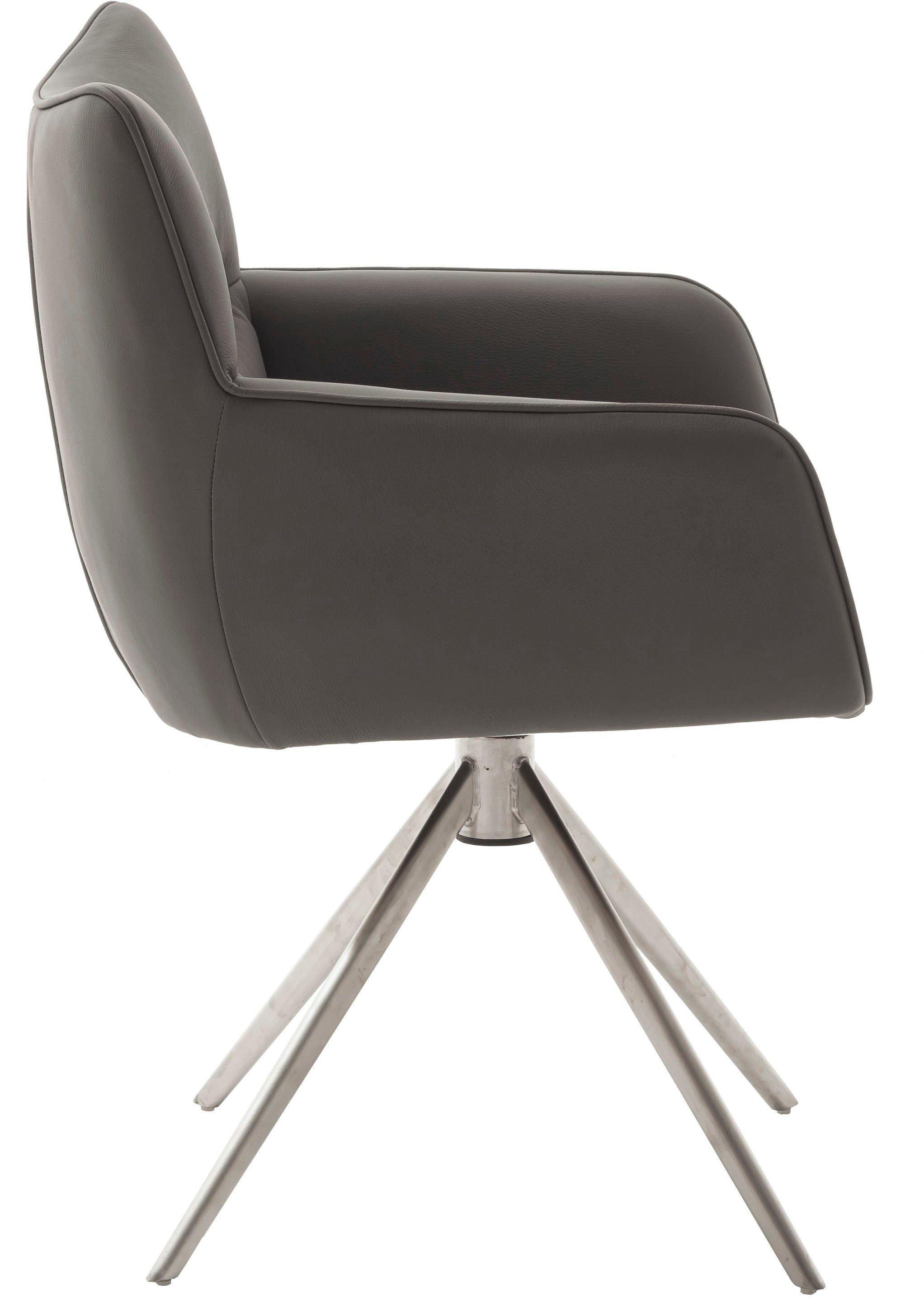 MCA furniture Stoel met 4 poten Limoen (set, 2 stuks), 360° draaibaar, belastbaarheid 120 kg, zithoogte ca. 49 cm (set, 2 stuks)