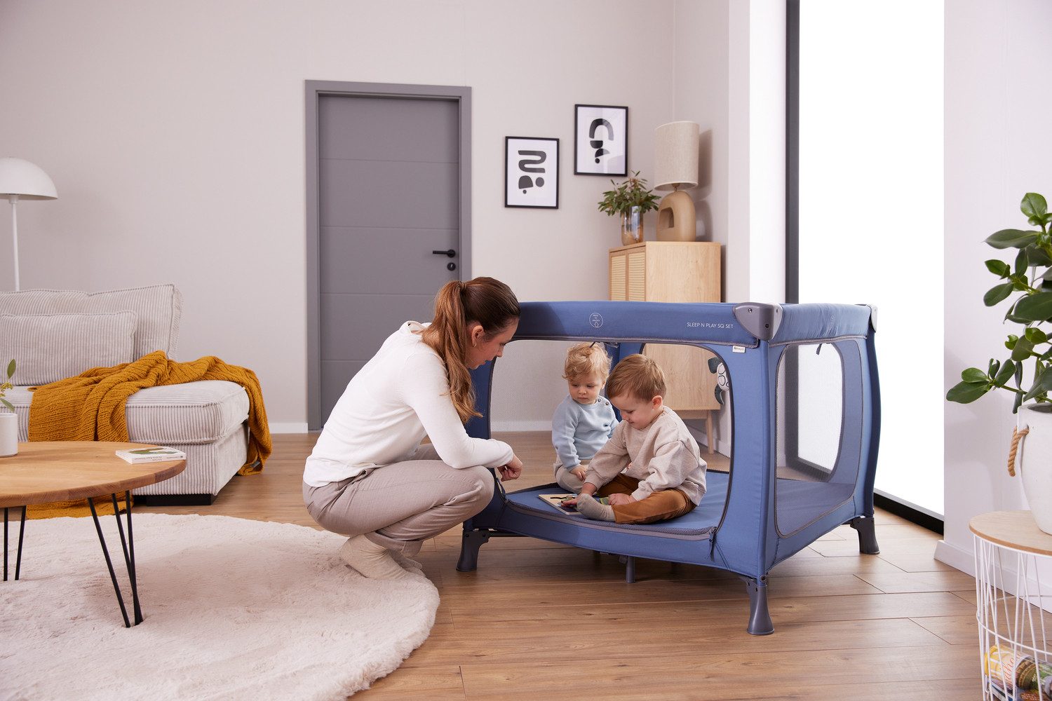 Hauck Baby-campingbed Sleep N Play SQ, Set dark green