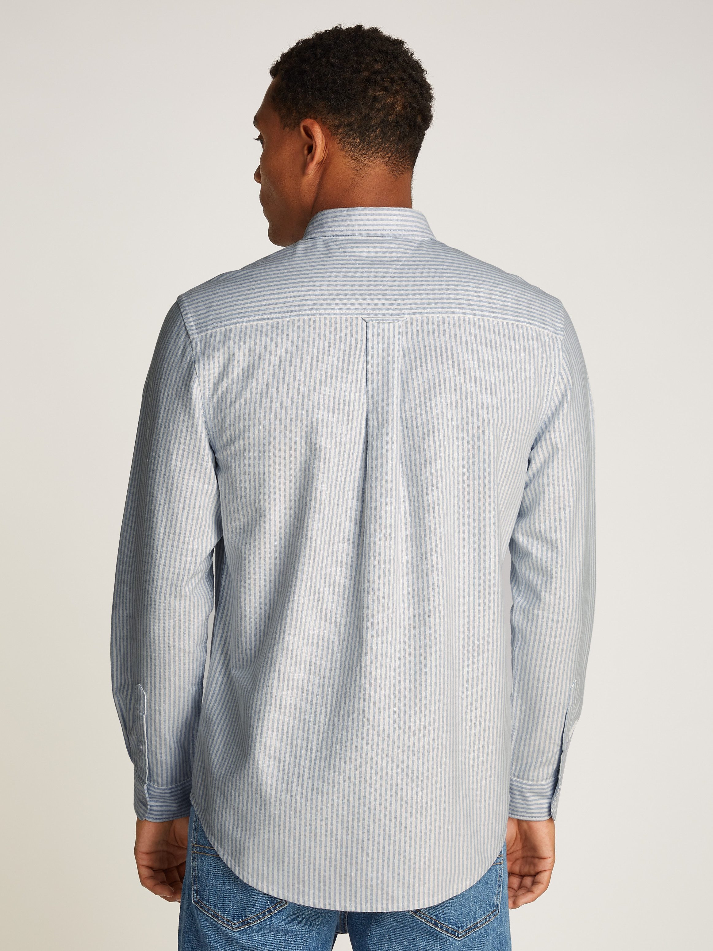 TOMMY JEANS Overhemd met lange mouwen TJM STRIPE OXFORD SHIRT EXT