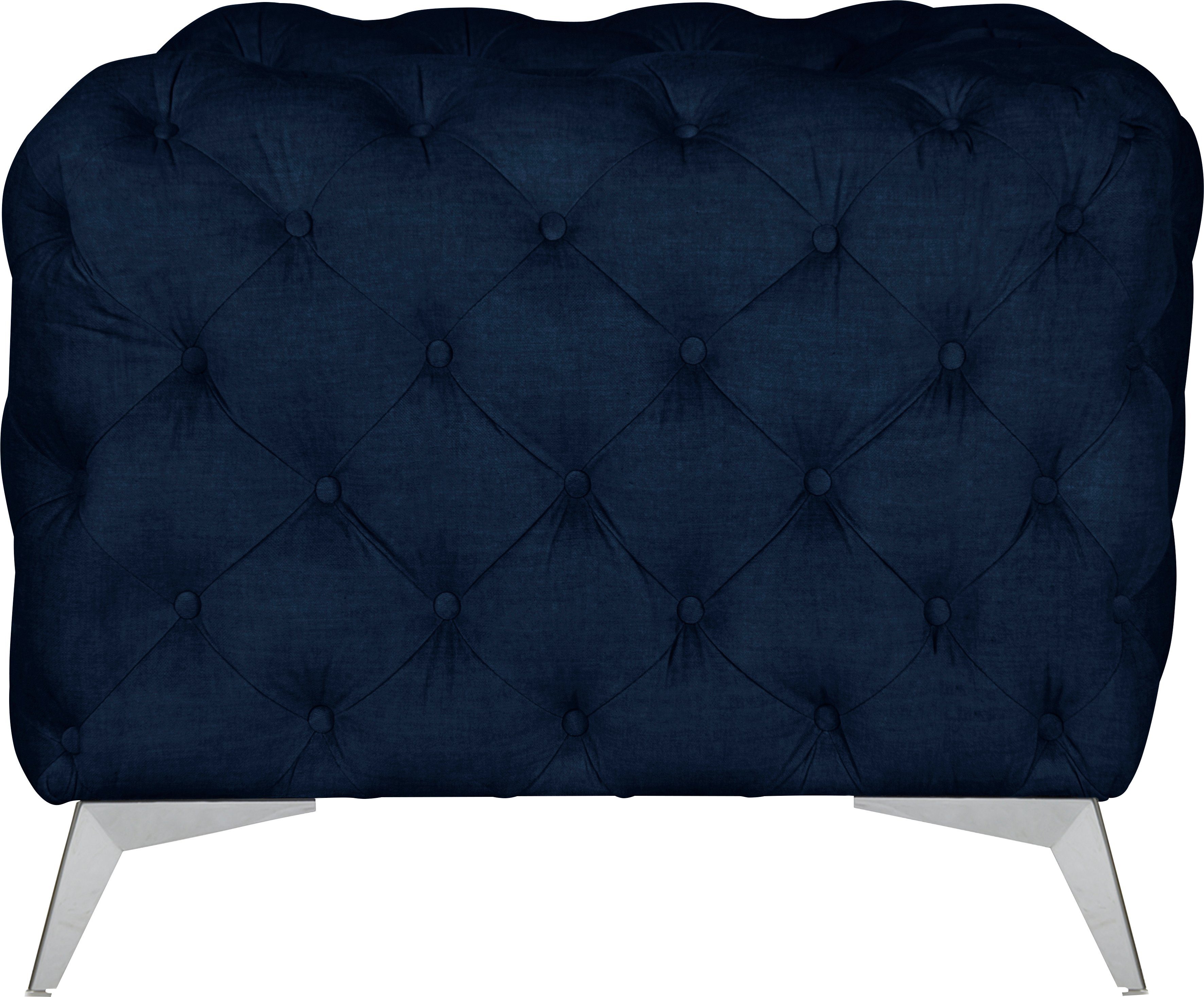 Leonique Chesterfield-fauteuil Glynis Fauteuil luxueuze capitonnage, moderne chesterfield look, kleur van de poten ter keuze