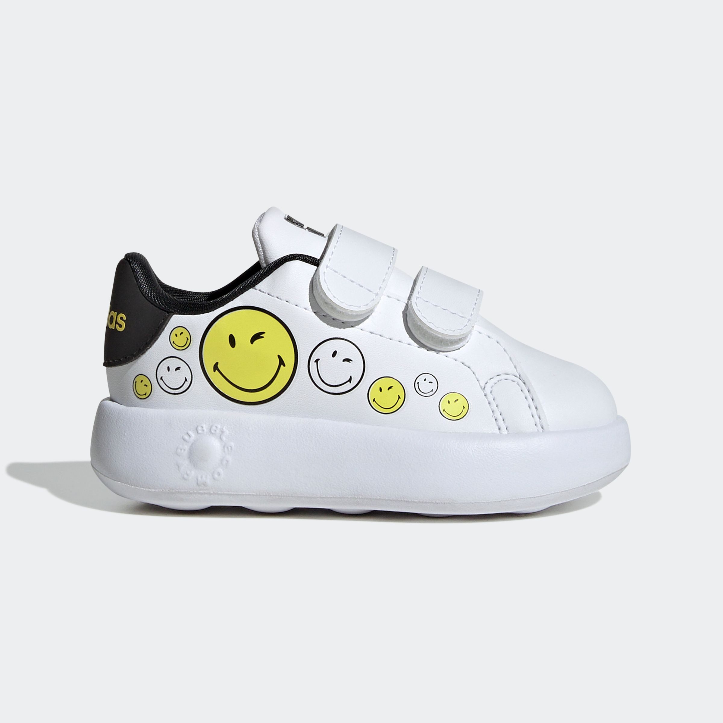 adidas Sportswear Klittenbandschoenen ADIDAS SMILEY ADVANTAGE KIDS Ontwerp geïnspireerd door de adidas Stan Smith, voor kinderen