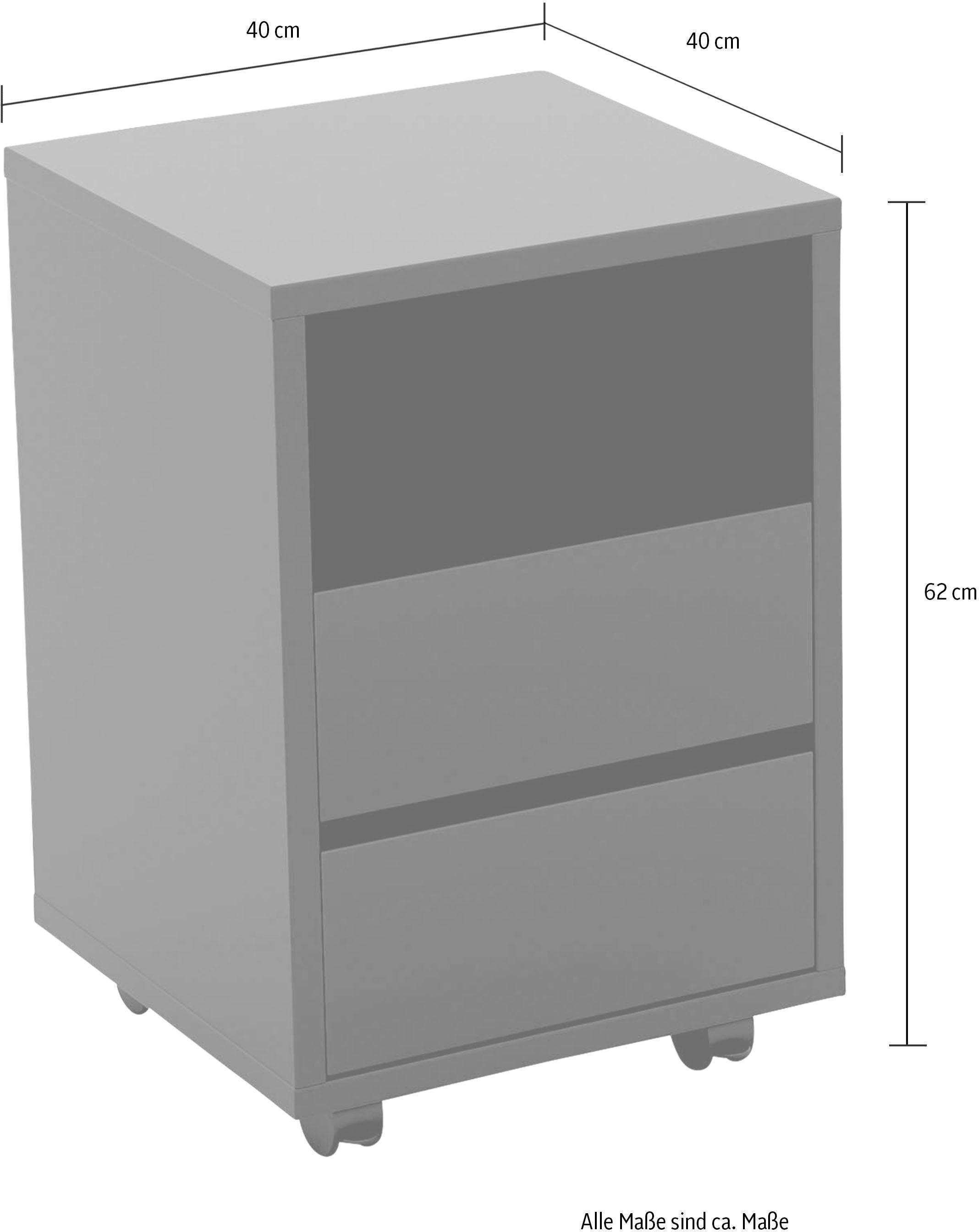 INOSIGN Kantoormeubelset AGAPI bestaande uit bureau en verrijdbaar ladeblok in een modern ontwerp (set, 2-delig)