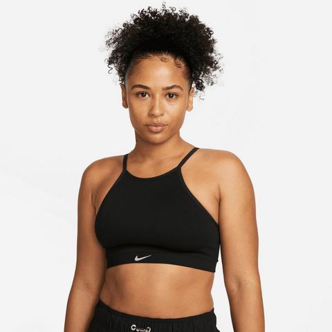 NU 20% KORTING: Nike Sport-bh Dri-FIT Indy Seamless Women's Light-Support Padded Ribbed Sports Bra