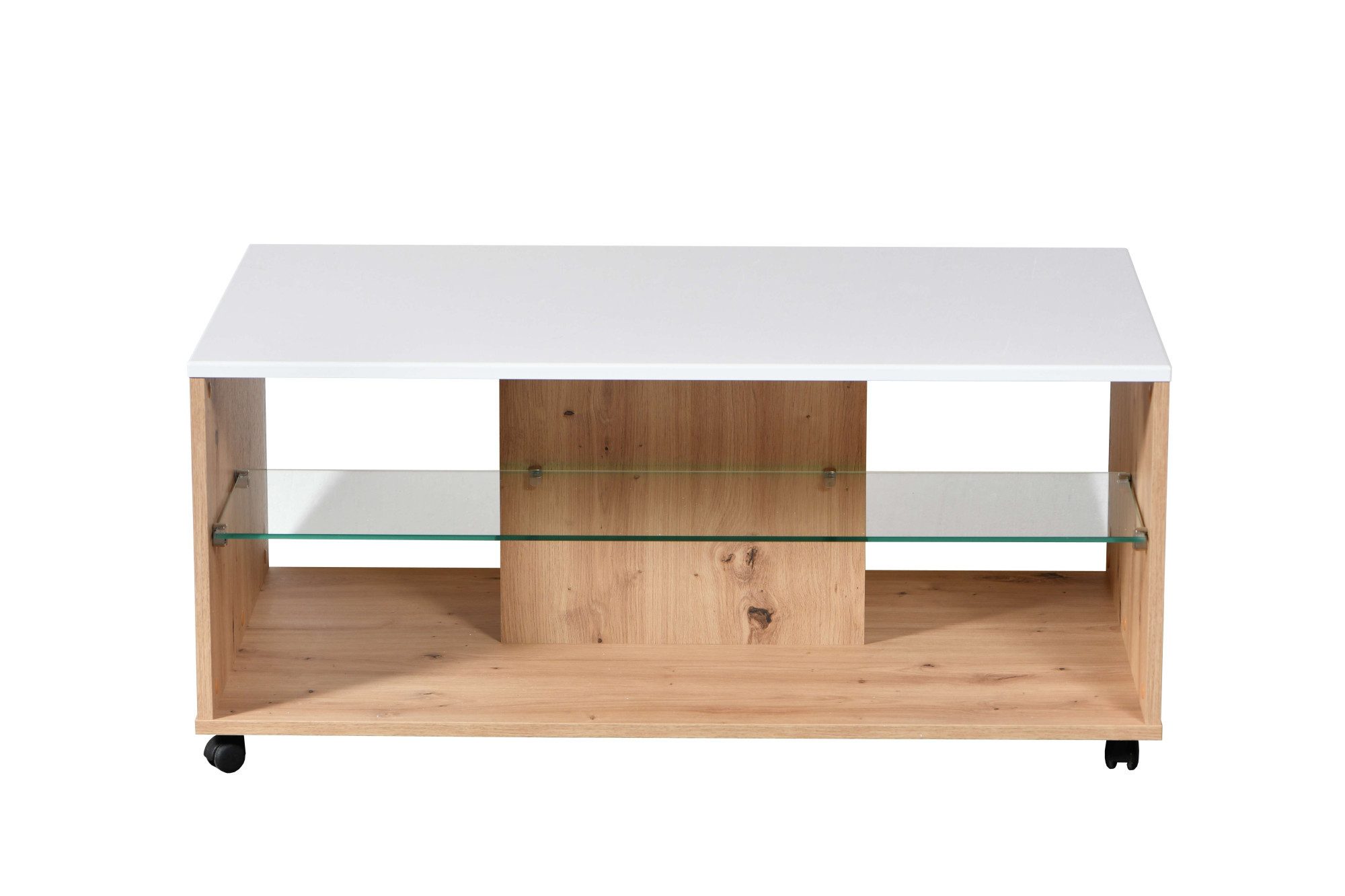 Home affaire Salontafel Bert koffietafel, 100 cm, in trendy kleuren, modern salontafels beige