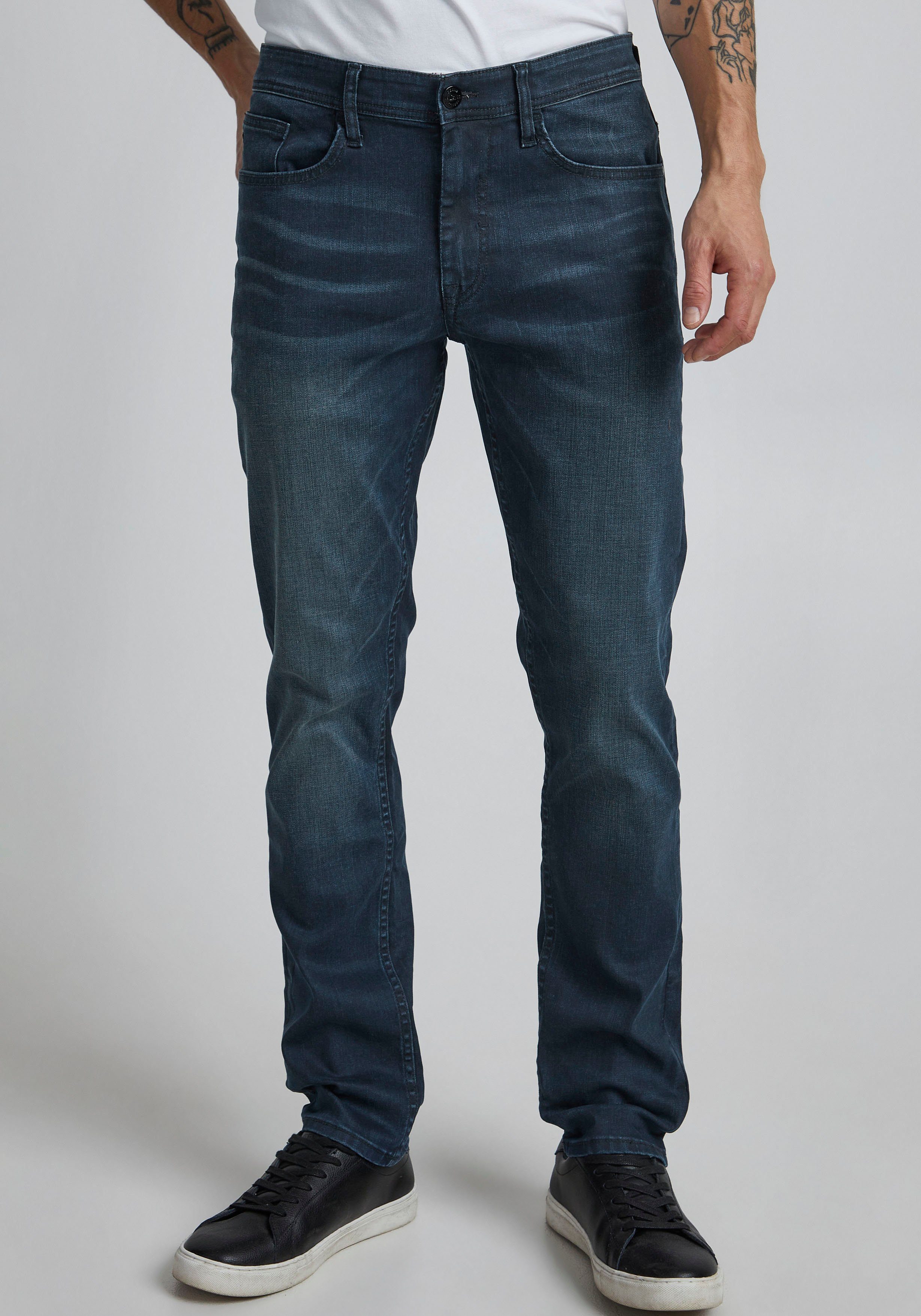 Blend Slim fit jeans Twister Coated heren slim fit jeans maat 30 blauw