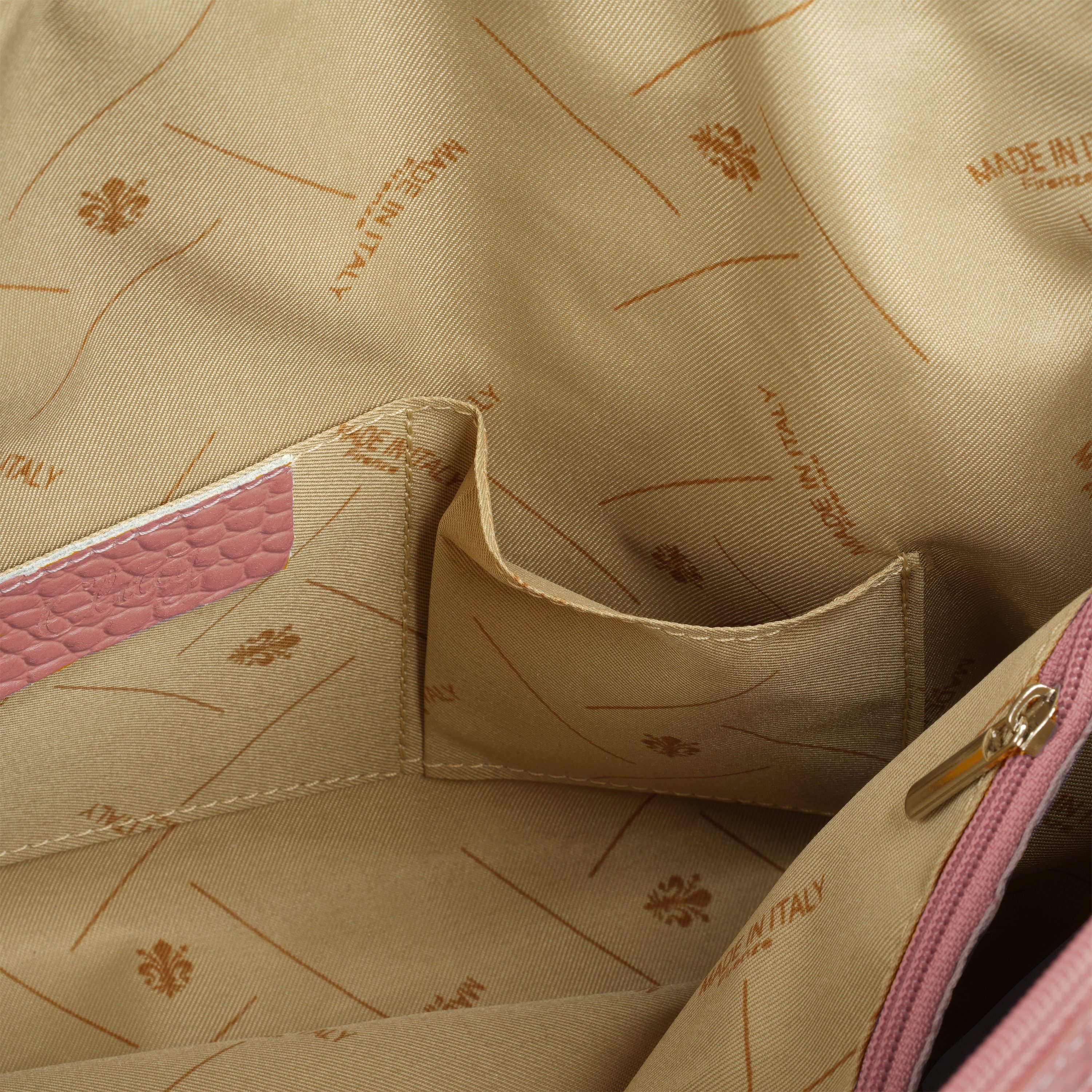 Cluty Tas echt leer, made in italy