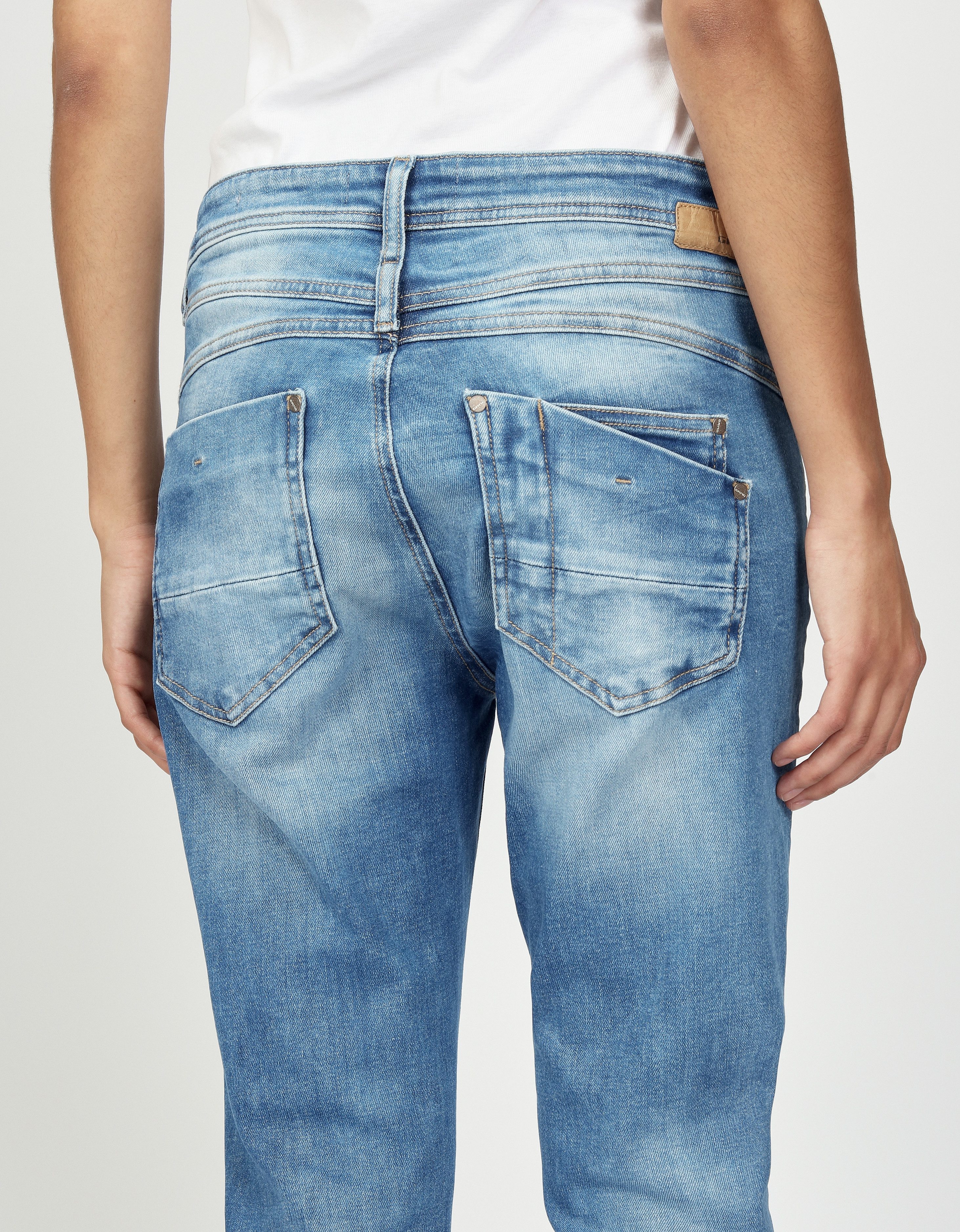 GANG Relax fit jeans 94AMELIE CROPPED in 5-pocket-stijl