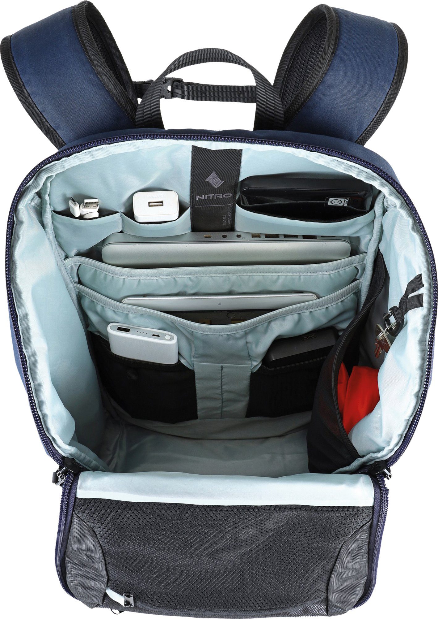 NITRO Vrijetijdsrugzak Nikuro Traveller Reistas, travel bag, dagelijkse rugzak, daypack