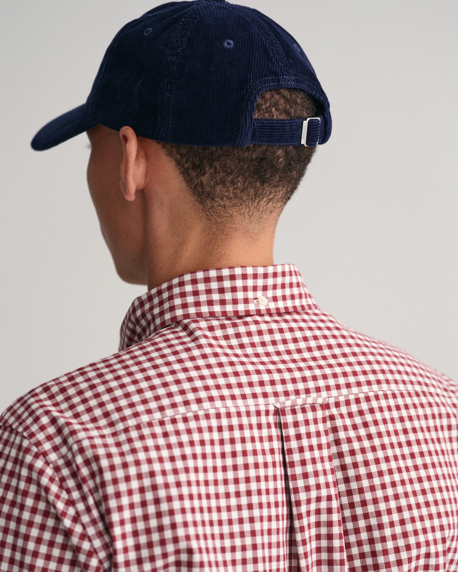 Gant Overhemd met lange mouwen REG POPLIN GINGHAM SHIRT met logoborduursel op borsthoogte