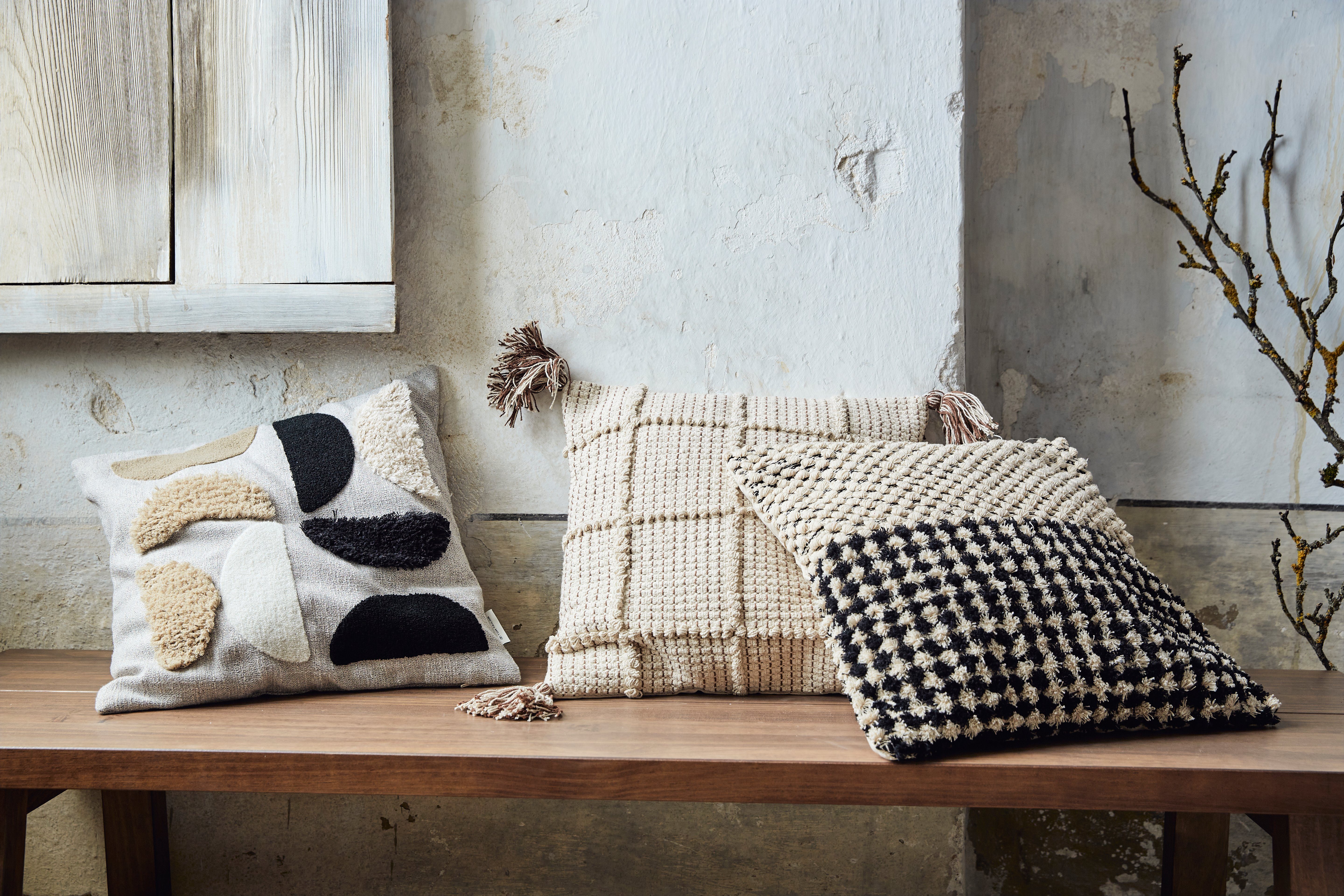 TOM TAILOR HOME Sierkussen Boho Tuffed (1 stuk)
