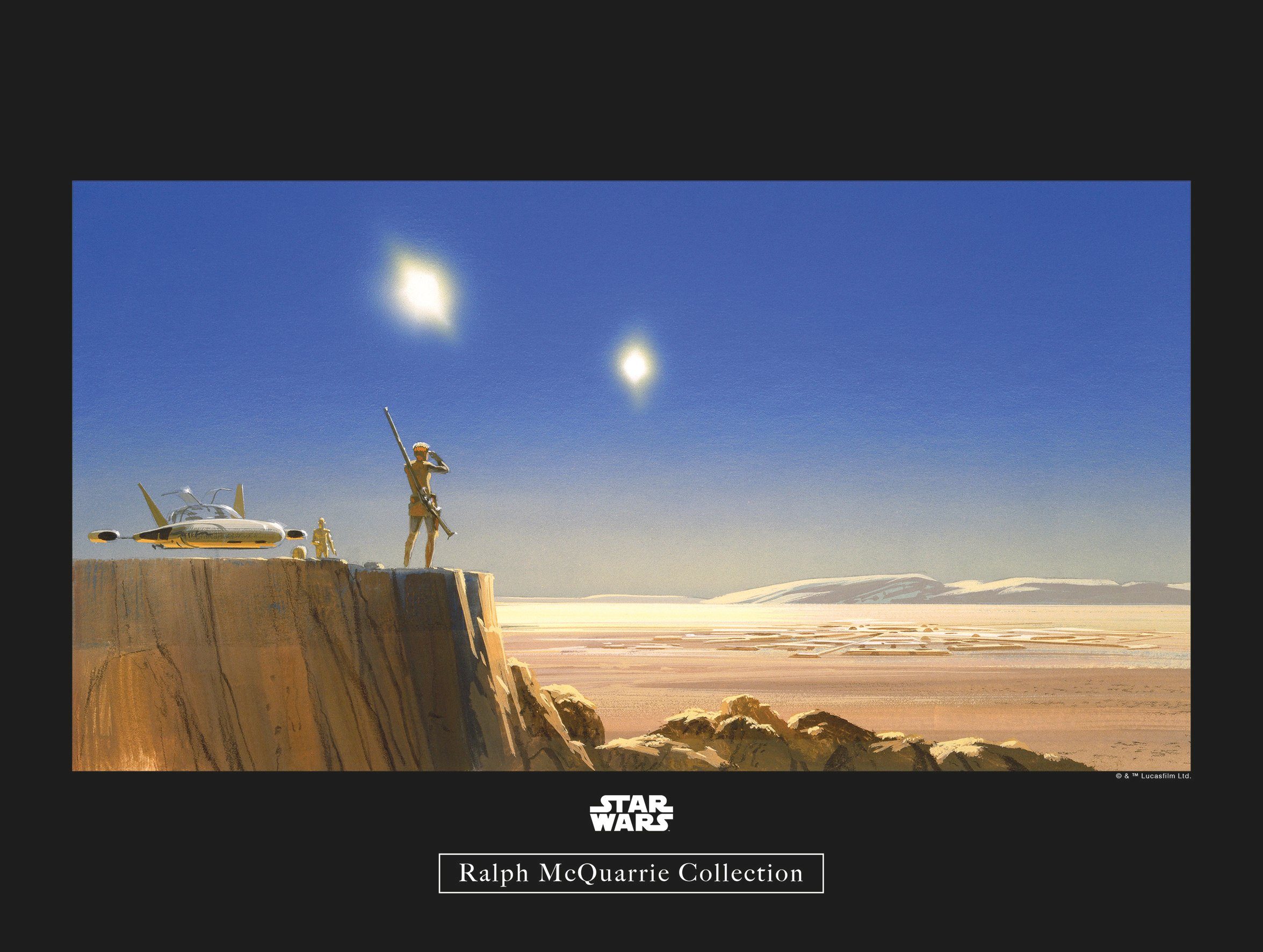 Komar Poster Star Wars Classic RMQ Mos Eisley Edge