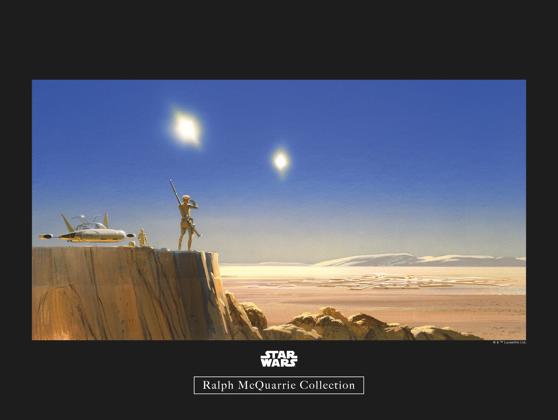 Komar wanddecoratie Star Wars Classic RMQ Mos Eisley Edge, zonder lijst