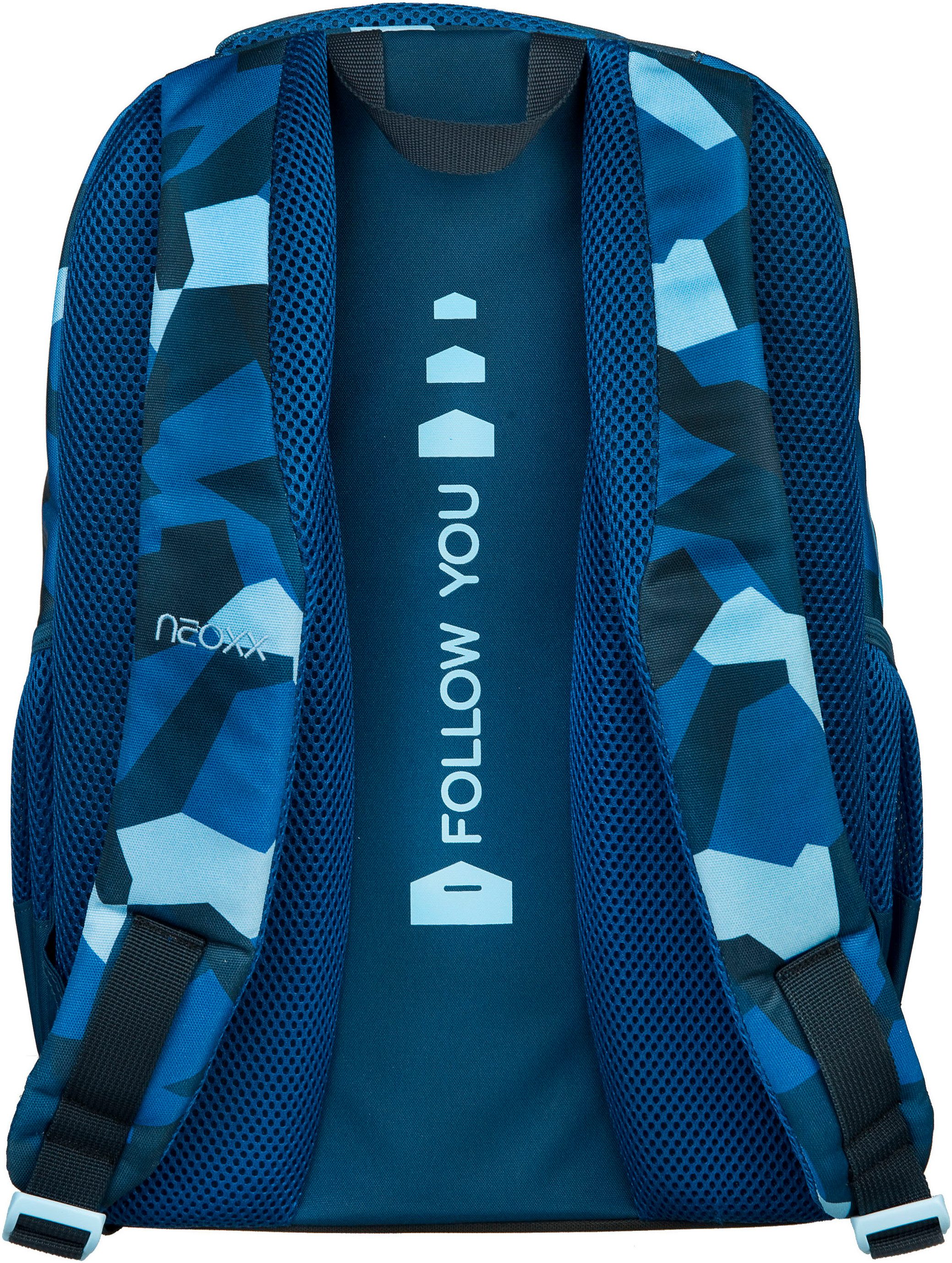 neoxx Schoolrugzak Camo Nation rugzak & etui van gerecyclede petflessen (set, 2-delig, 2)