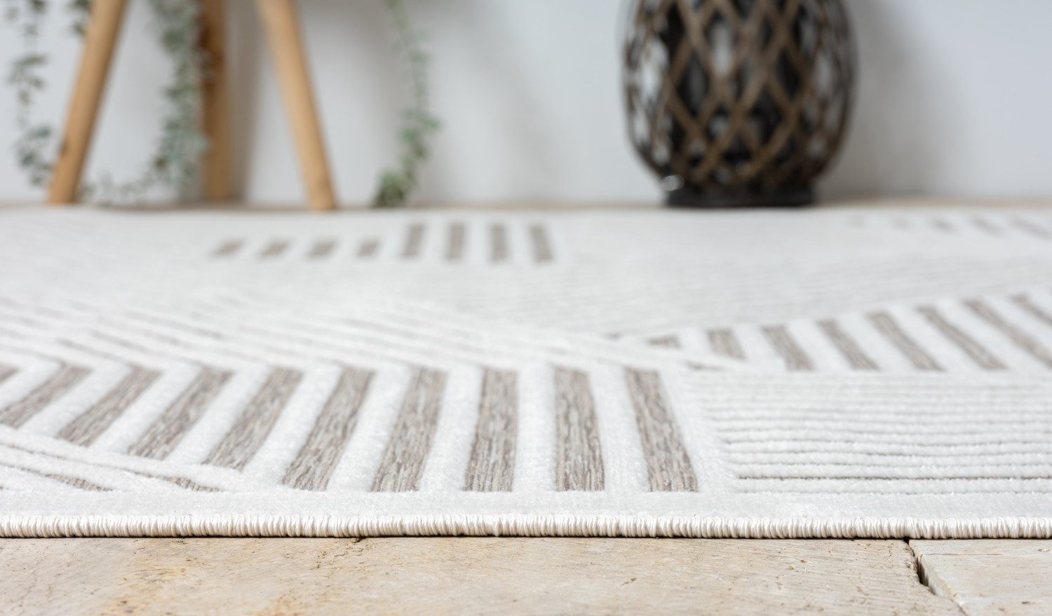 Myflair Möbel & Accessoires Vloerkleed Vill voorraadopruiming modern ontwerp, hoog-laag effect, geschikt voor buiten, balkon, terras