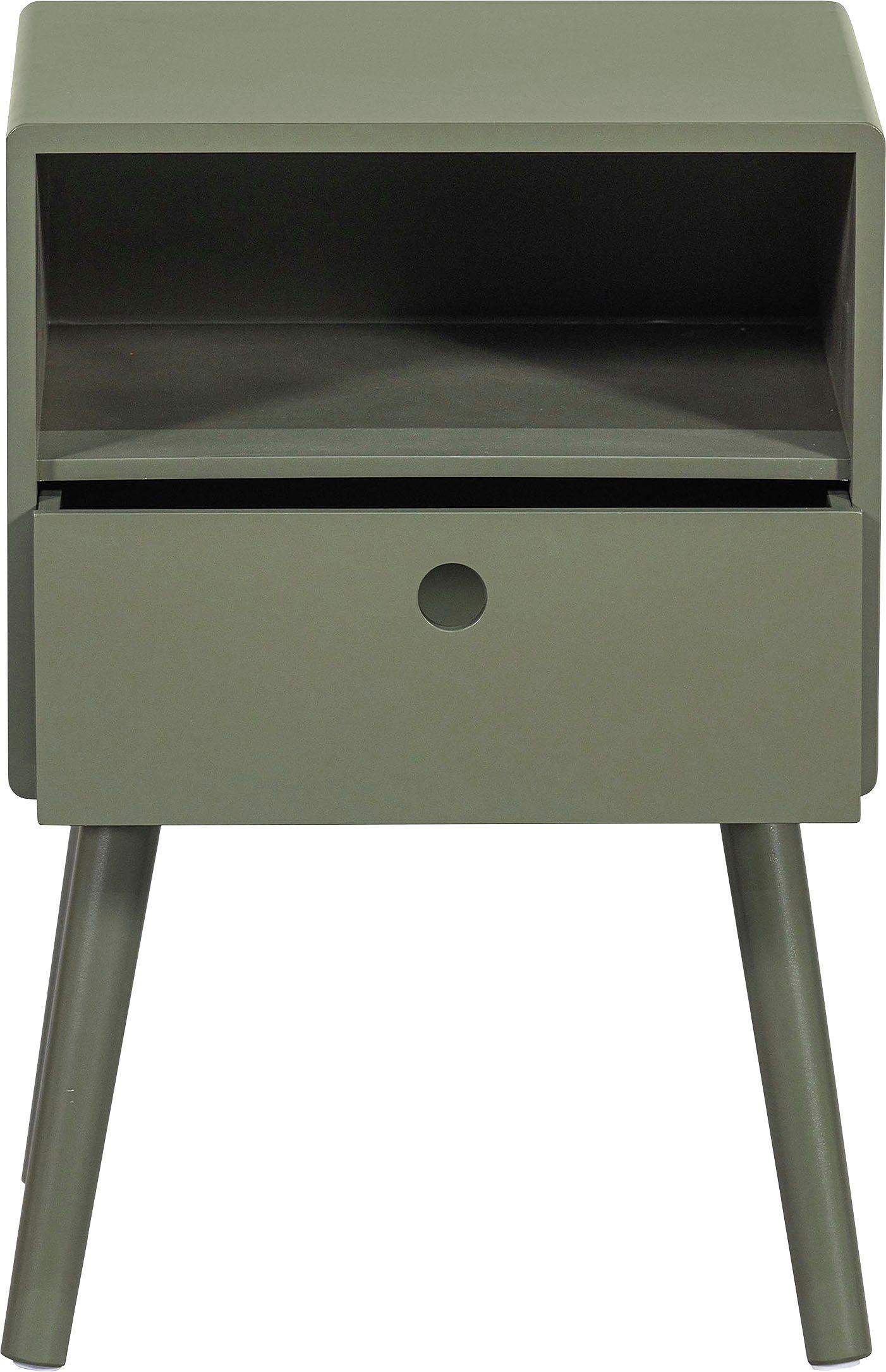 WOOOD Nachtkastje Vienna inclusief eenvoudige wandbevestiging, h 53 cm x b 36 cm