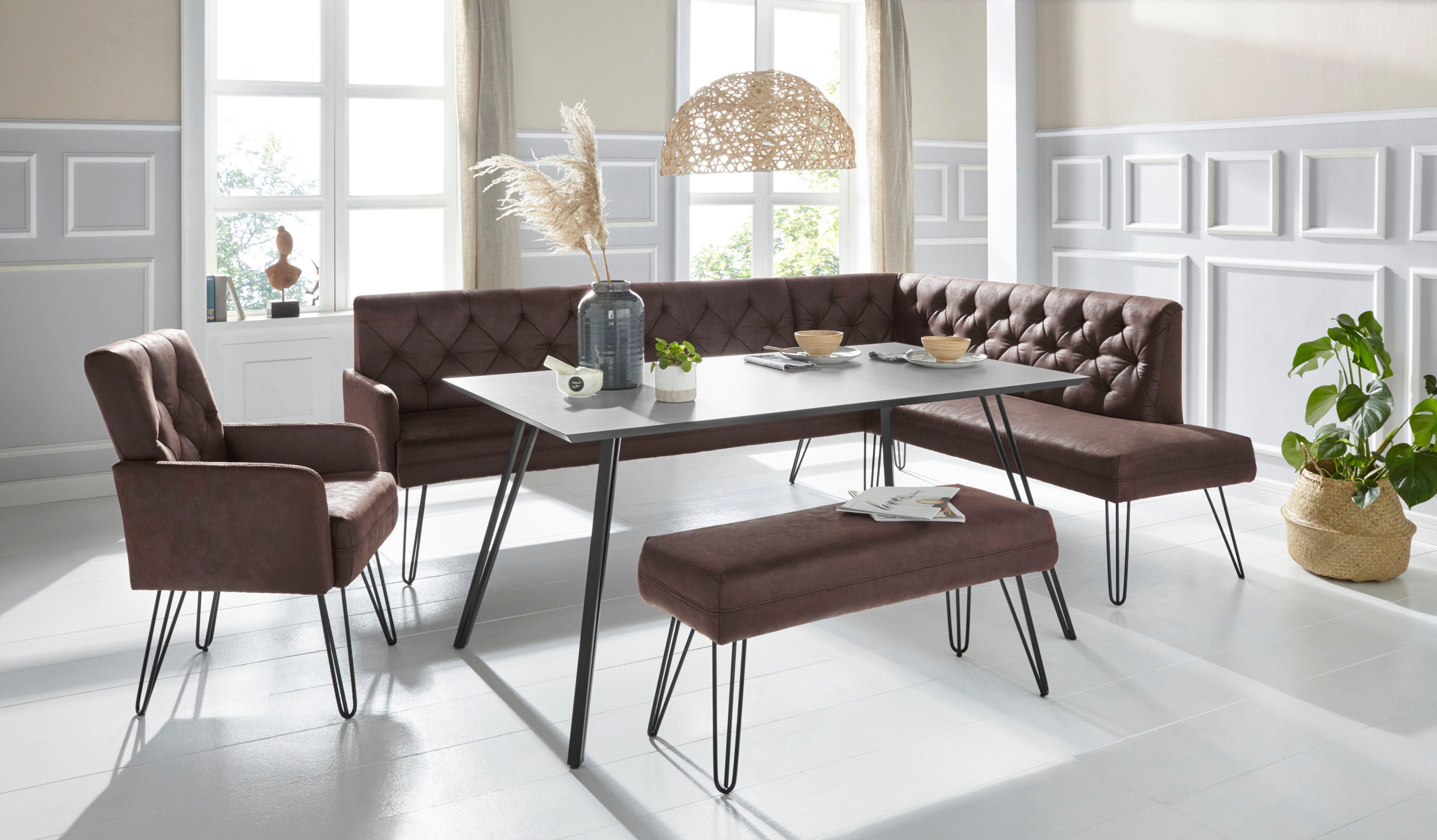 exxpo - sofa fashion Fauteuil Doppio, loungesessel met designonderstel, comfortabel en elegant