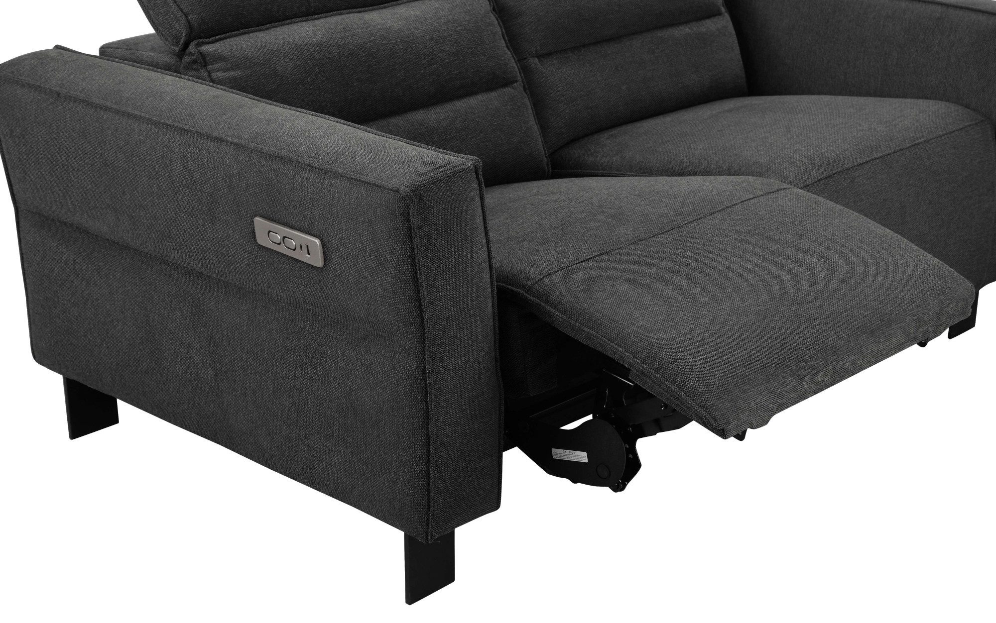 Places of Style 2-zitsbank Carpari, 162 cm, met handmatige of elektrische relaxfunctie
