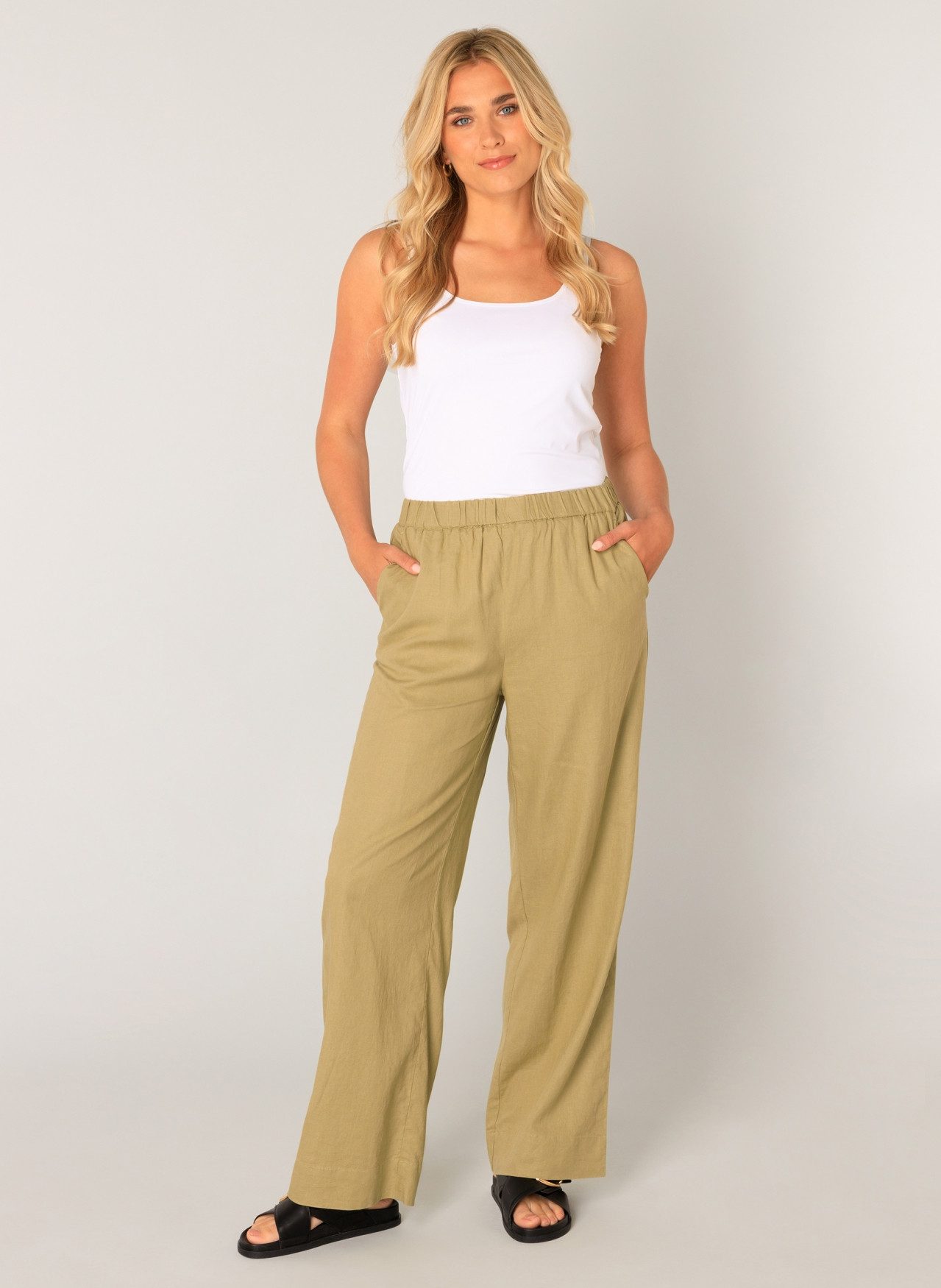 Base Level Linnen broek YUL