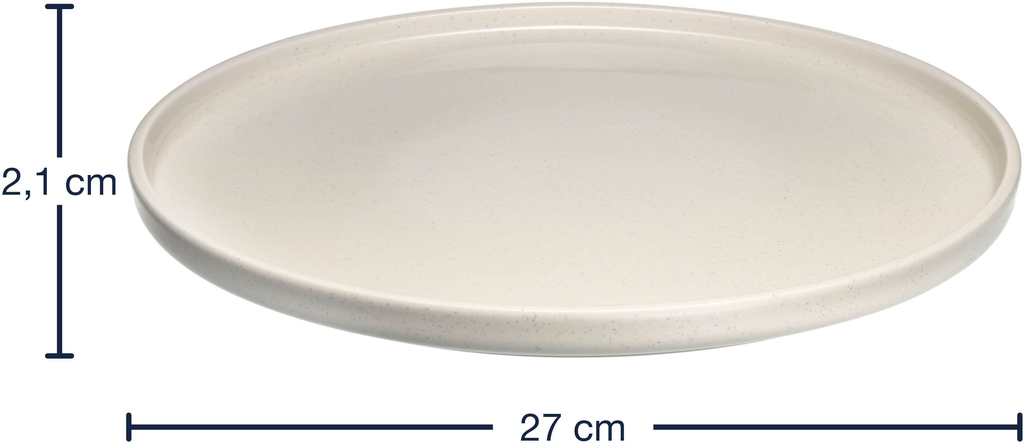 LEONARDO Bordenset Diepteller ROMA, Keramiekbord, ca. 27 cm(set, 6-delig)