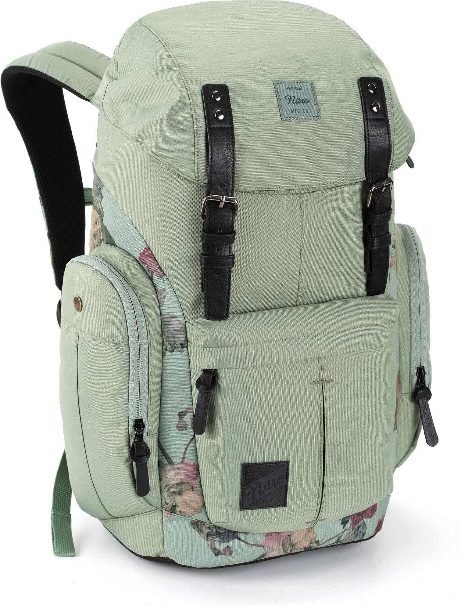 NITRO Vrijetijdsrugzak Daypacker met laptopvak, schoolrugzak, wandelaarsrugzak of streetpack