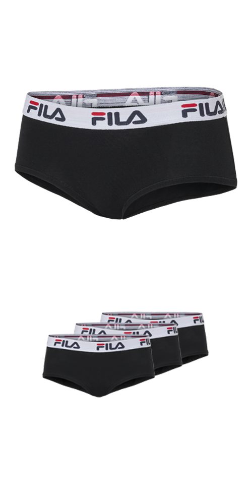 Fila Retro hipster WOMAN CULOTTE elastische logotaillering (3 stuks)