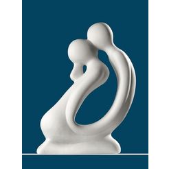gilde decoratief figuur sculptuur francis kus, wit decoratief object, hoogte 42 cm, met de hand gemaakt, van keramiek, woonkamer (1 stuk) wit