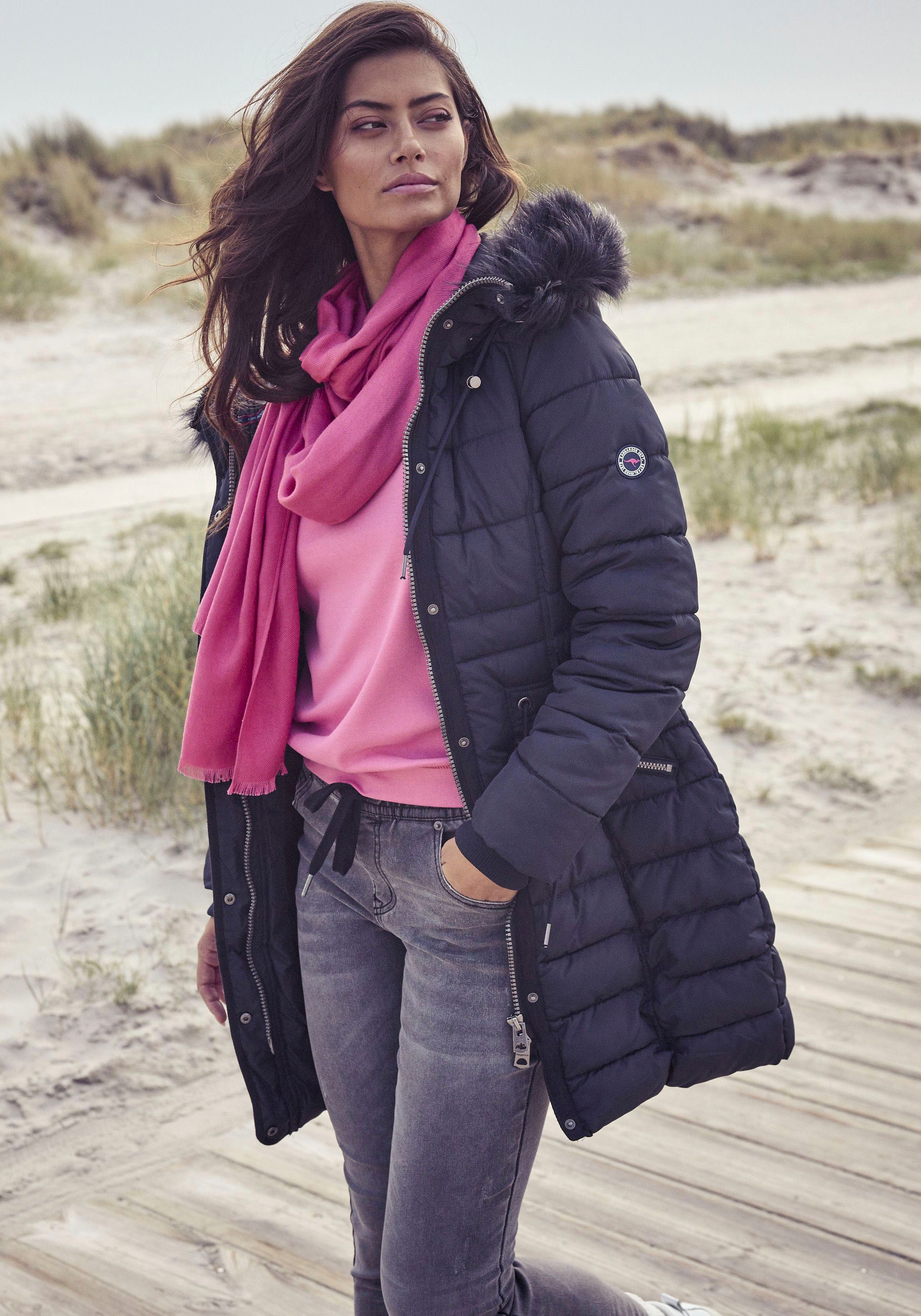 Laura Scott Sjaal-doek met fijne franjes nieuwe kleur champagne