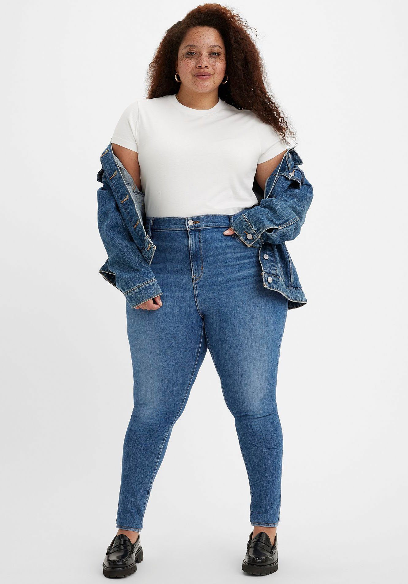 Levi's® Plus Skinny fit jeans 720 High-Rise met hoge taille