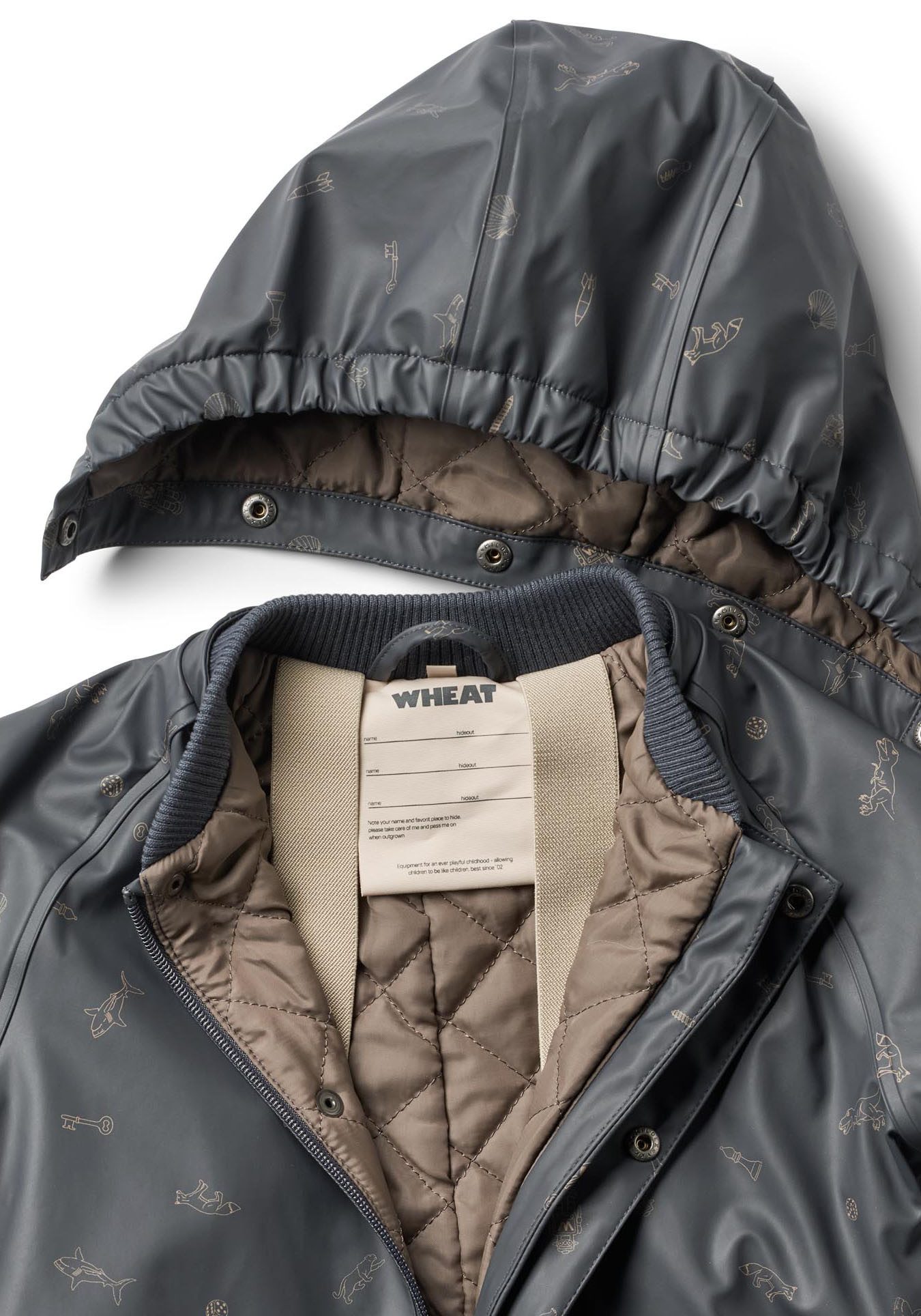 WHEAT Regenoveral Thermo Rainsuit Aiko