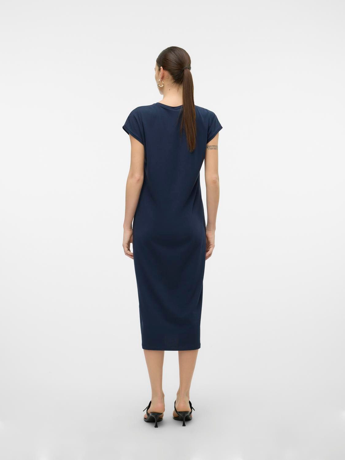 Vero Moda Midi-jurk VMBARBARA SS CALF DRESS JRS SPE GA