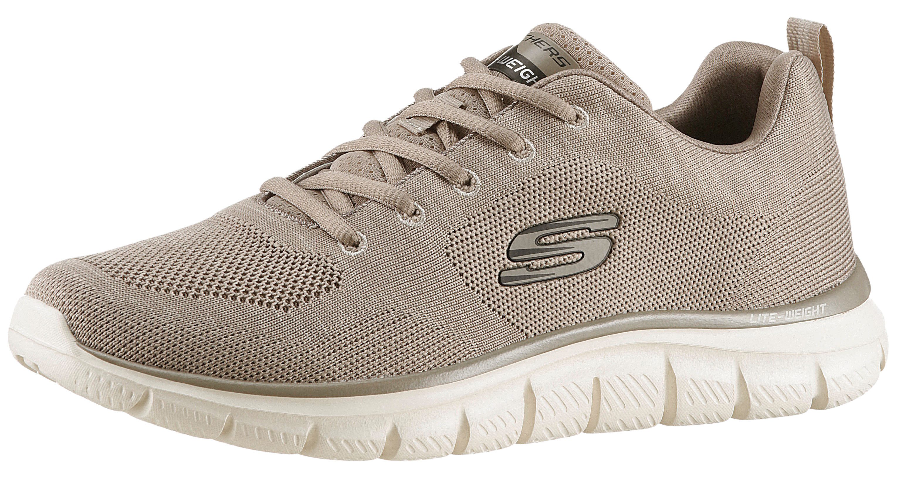 Skechers Sneakers TRACK Vrijetijdsschoen, lage schoen, veterschoen met gewatteerde binnenzool