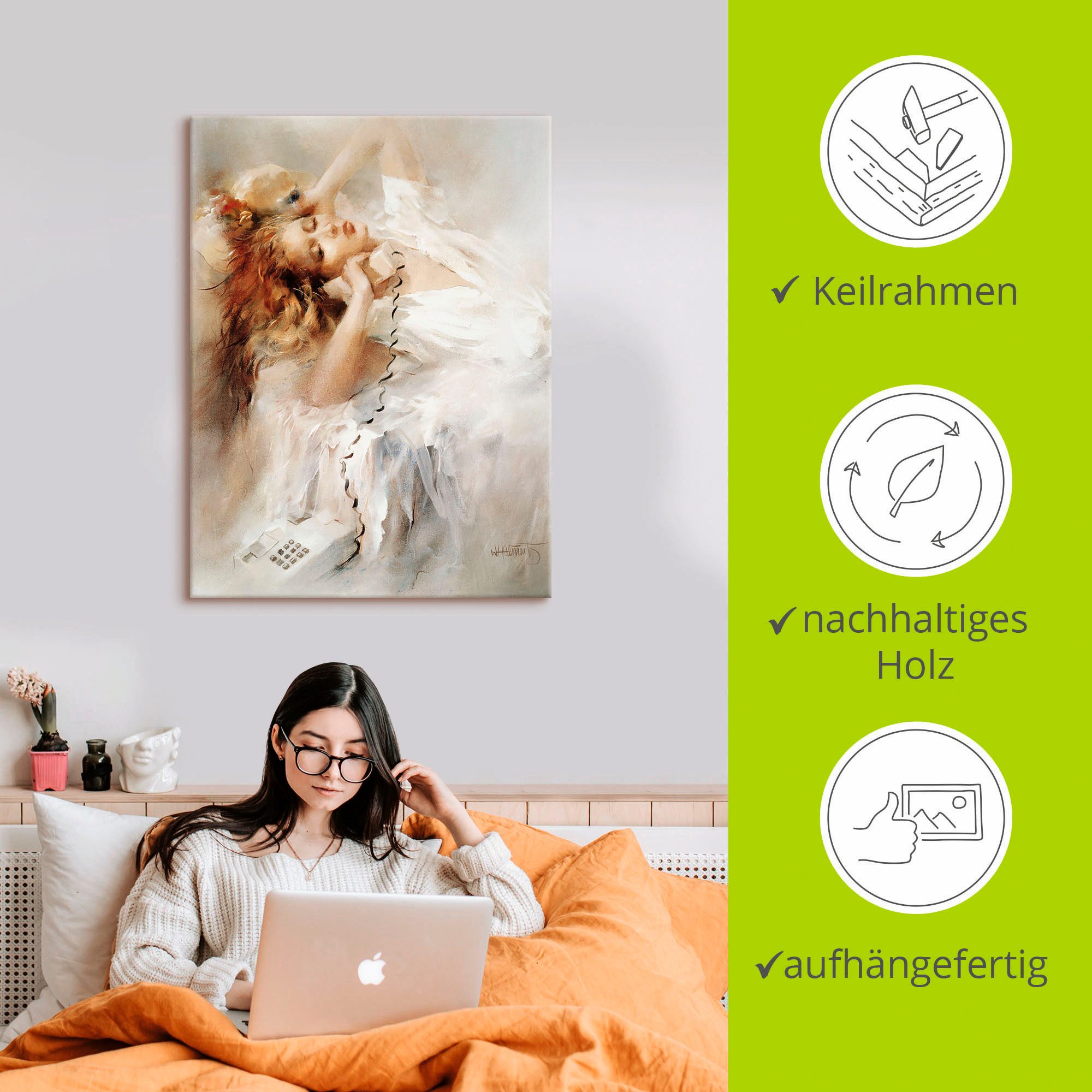 Artland Artprint Hoopvol als artprint op linnen, poster in verschillende formaten maten
