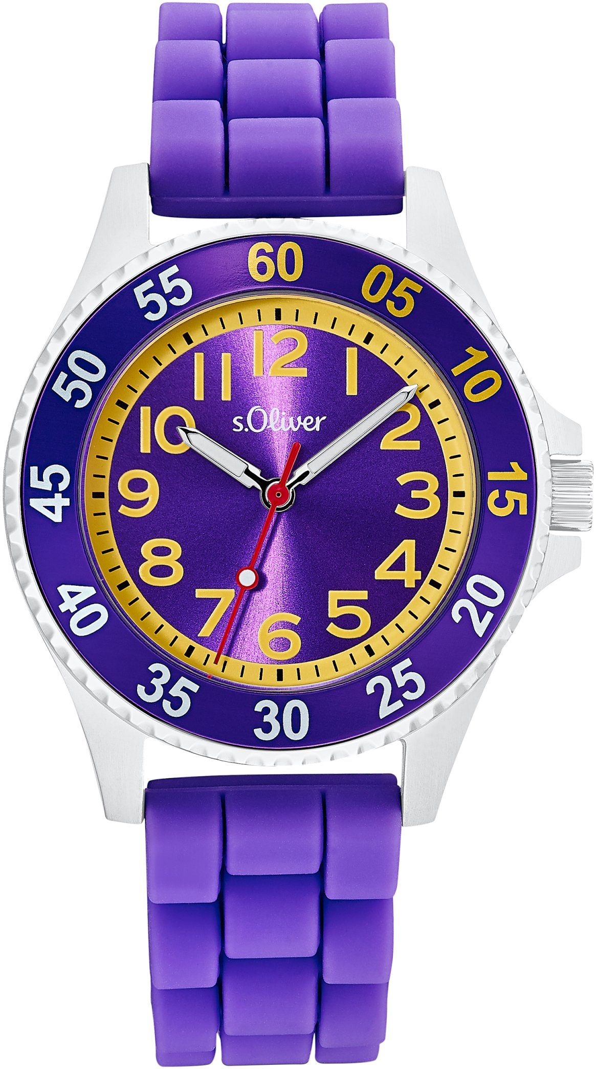 s.Oliver Kwartshorloge 2033508 Polshorloge, kinderhorloge, meisjes, jongens, ideaal ook als cadeau