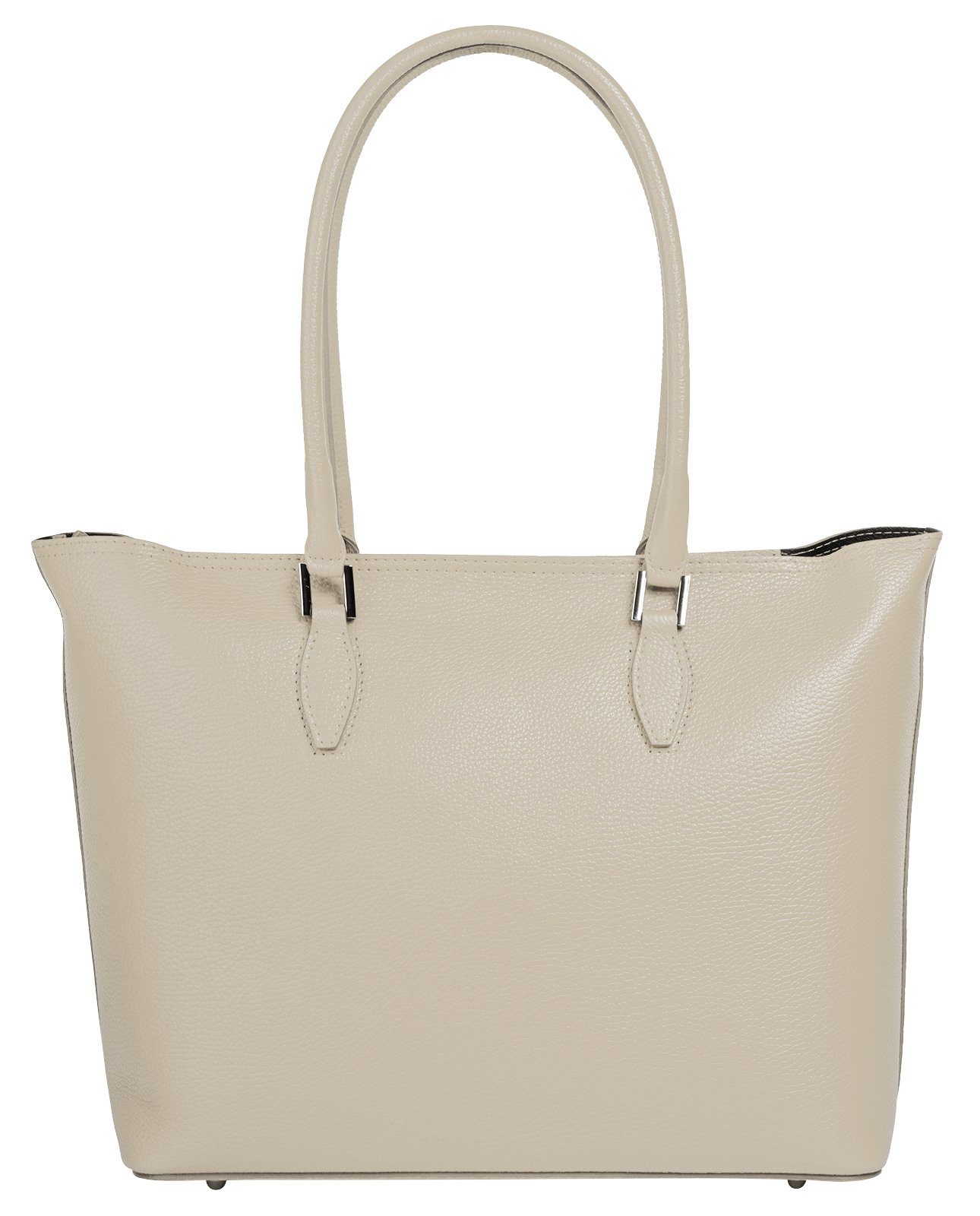 Cluty Shopper echt leer, made in italy